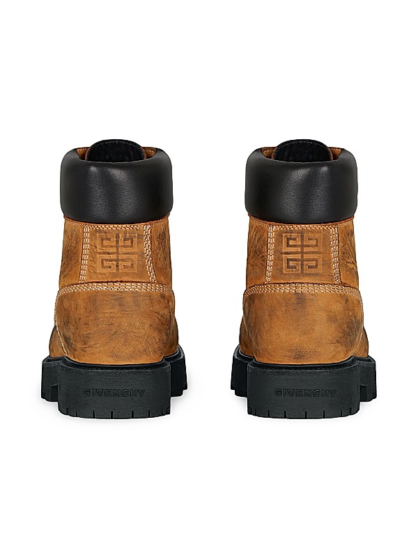 Shop Givenchy Show Ankle Workboots in Nubuck with Used Shop Givenchy Show Ankle Workboots in Nubuck with Used