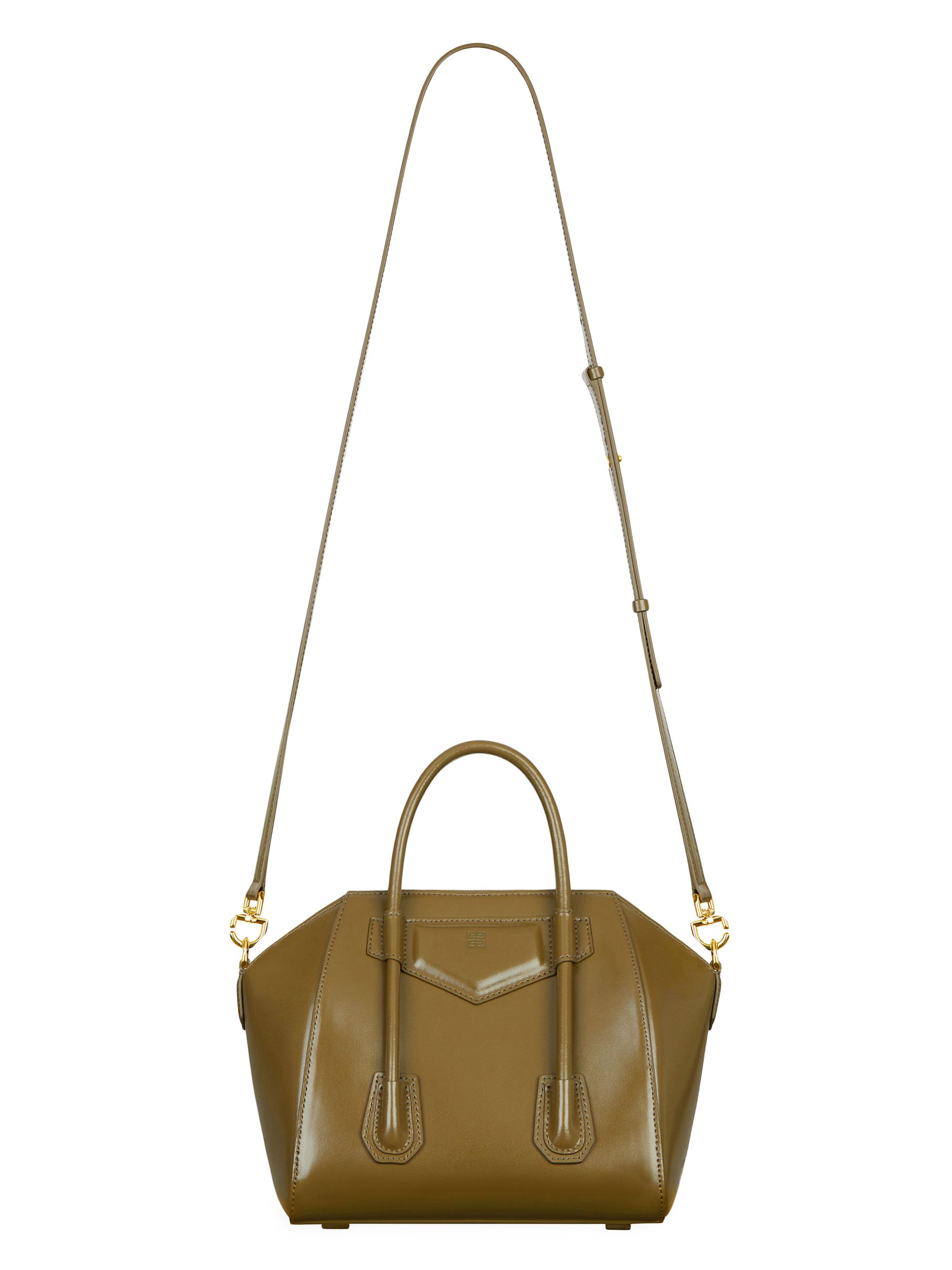 Givenchy Mini Antigona Lock Top Handle Bag in Leather | Saks Fifth