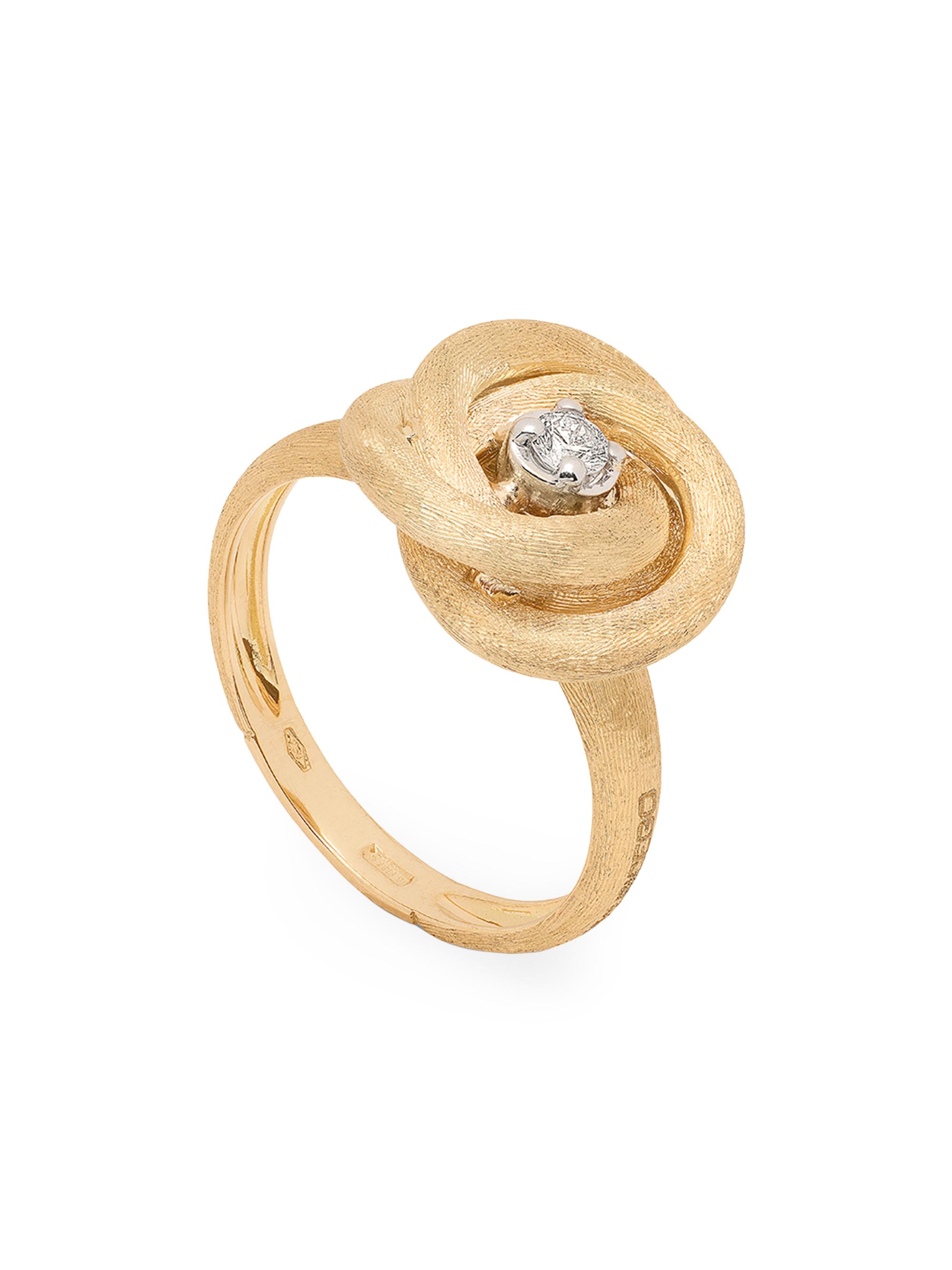 Marco Bicego Women's Jaipur Link 18K Yellow Gold & 0.08 TCW Diamond Ring - Yellow Gold