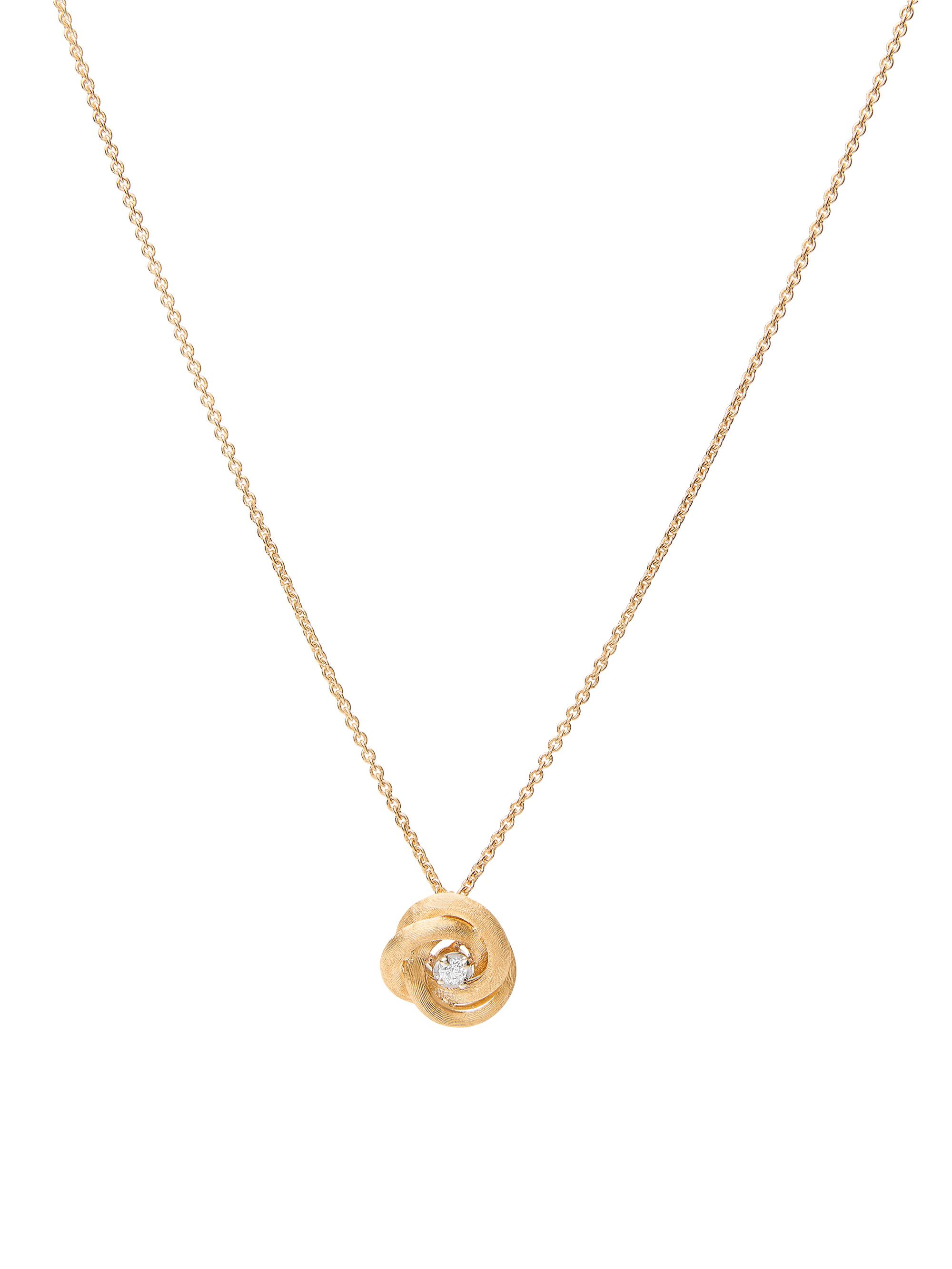 Marco Bicego Women's Jaipur Link 18K Yellow Gold & 0.08 TCW Diamond Pendant Necklace - Yellow Gold
