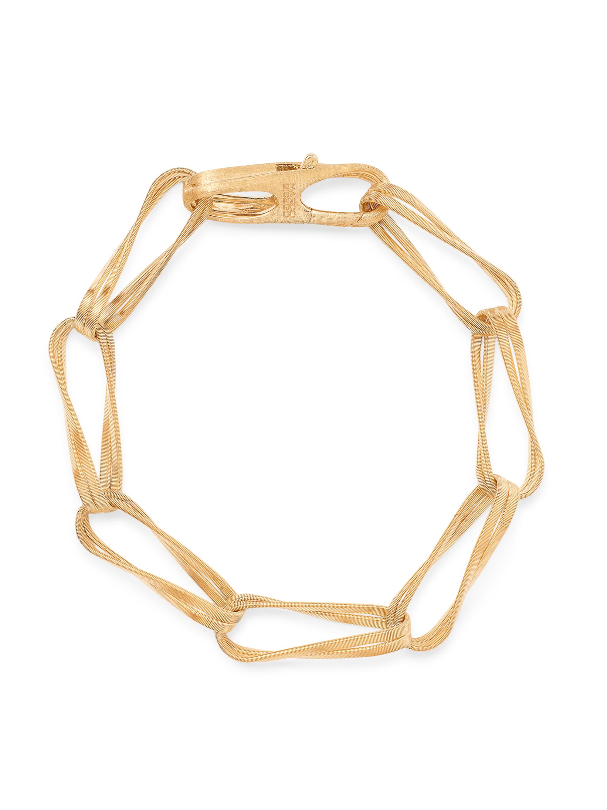 Marco Bicego Women's Marrakech Onde 18K Yellow Gold Double-Link Chain Bracelet - Yellow Gold