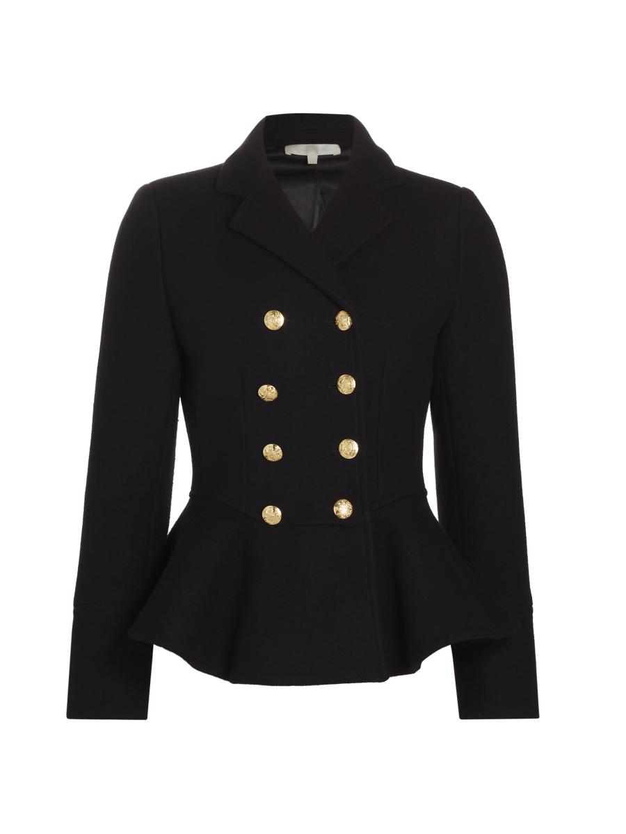 LoveShackFancy Morrow Wool-Blend Double-Breasted Jacket