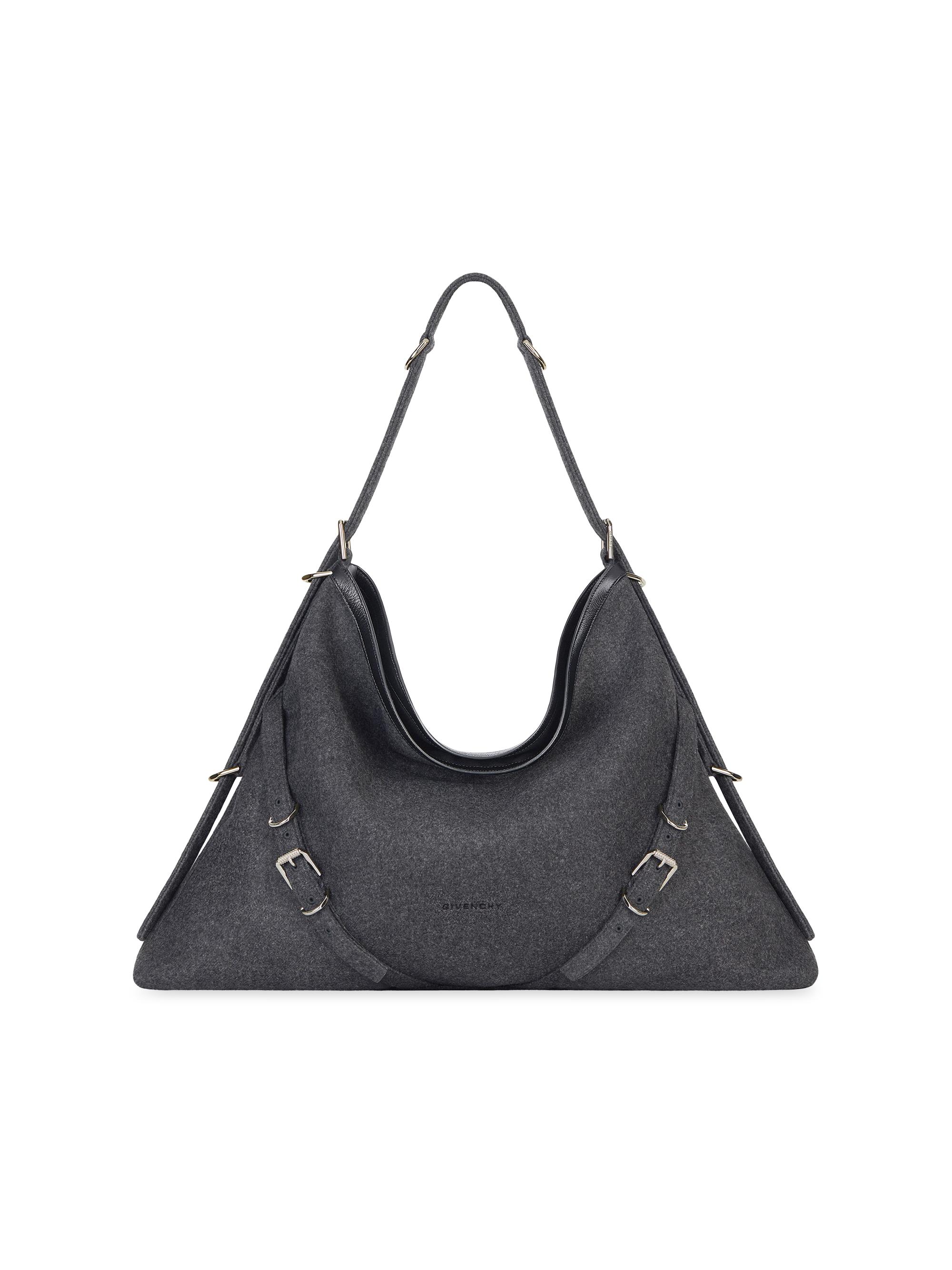 Givenchy Women's Large Voyou Shoulder Bag in Cashmere Grey