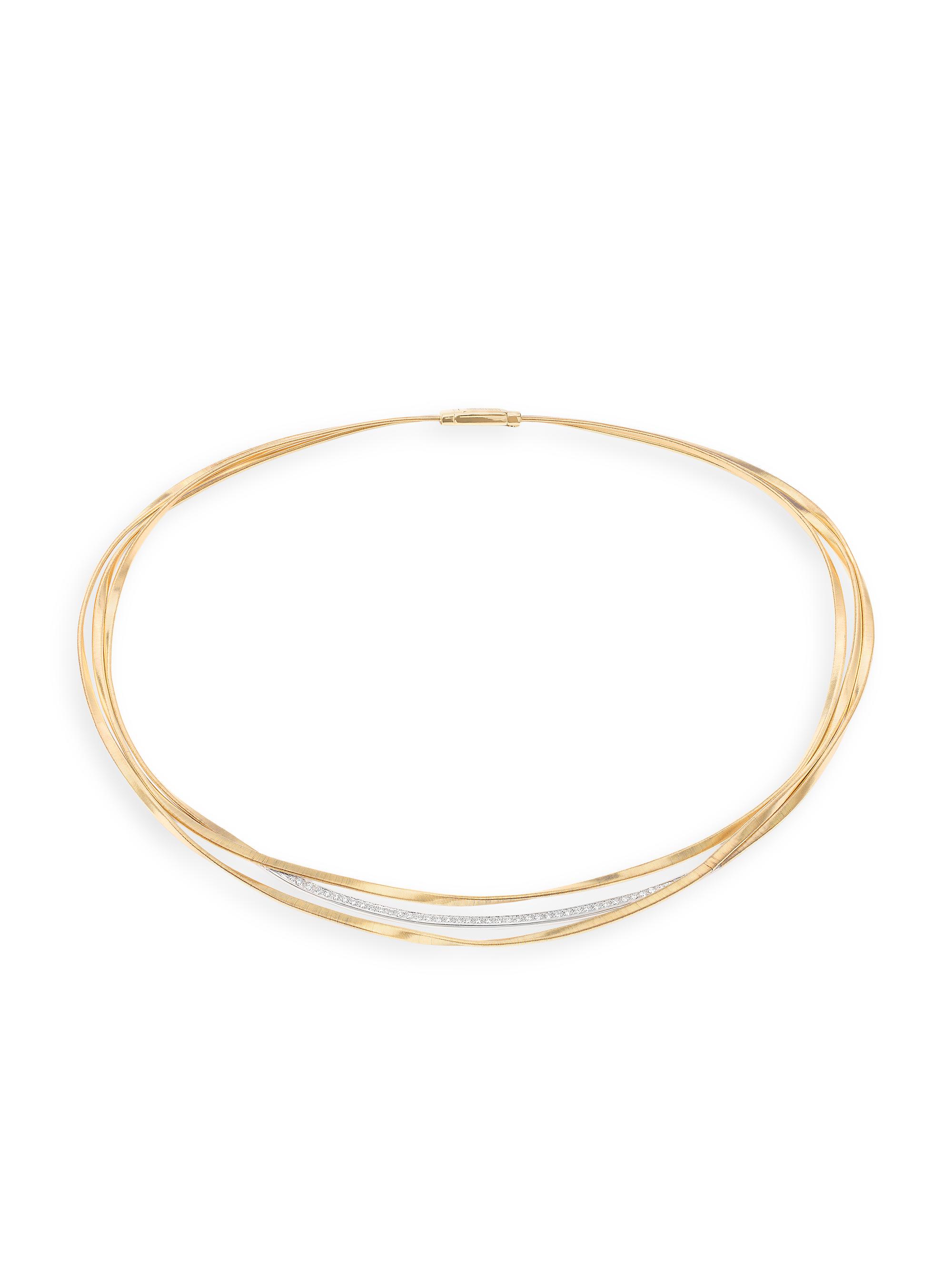 MARCO TAGGIASCO,新品,AOR,DAVID PACK,レア盤 Marco Bicego Marrakech Two-Tone 18K Gold & 0.3 TCW Diamond Triple