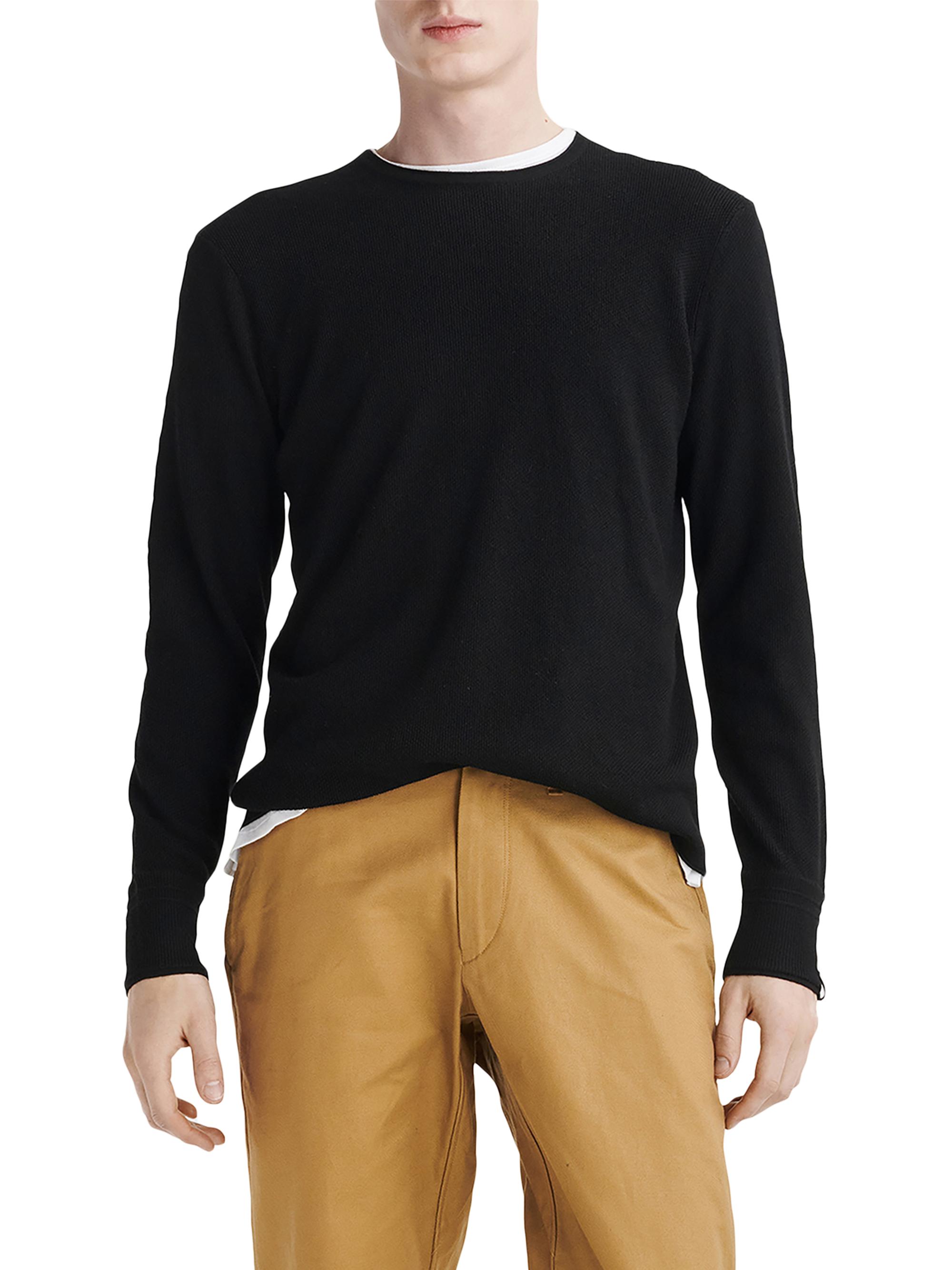 Shop rag & bone Martin Crewneck Merino Wool-Blend Sweater | Saks 