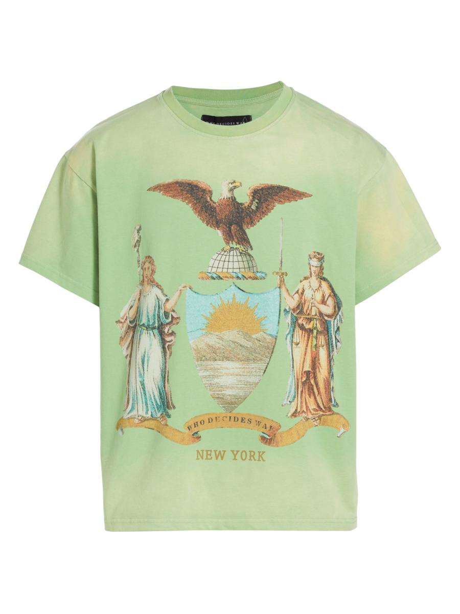 【関税込み】Who Decides War シャツ Who Decides War Logo Crest T-Shirt | Saks Fifth Avenue