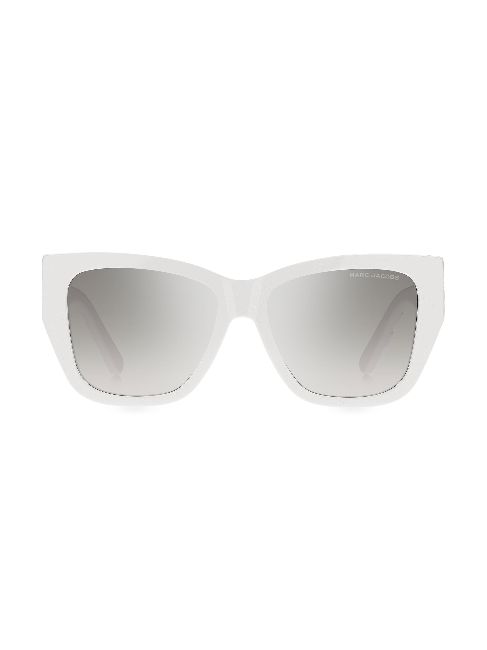 Marc Jacobs Women's The Tote 55MM Cat-Eye Sunglasses - White Grey
