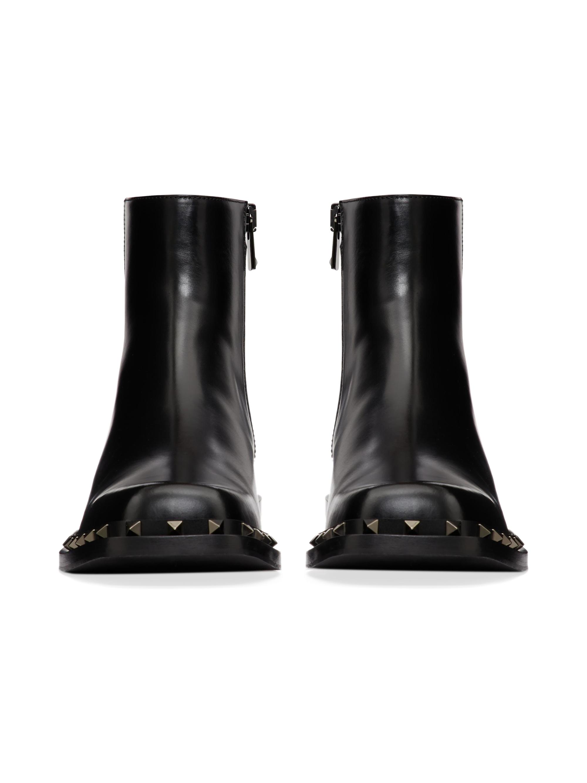 Valentino Garavani M-Way Rockstud Ankle Boots In Calfskin  display picture 1
