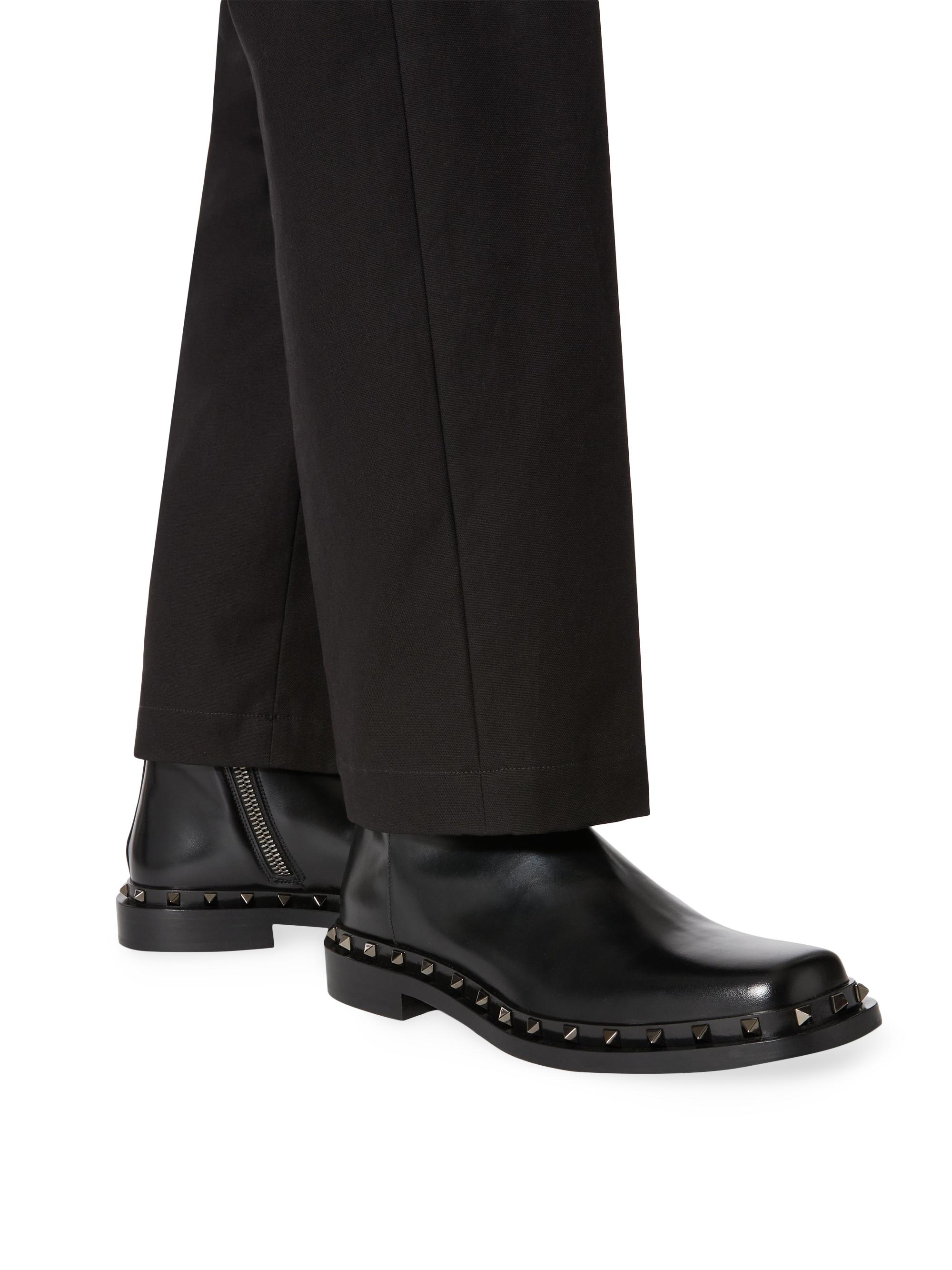 Valentino Garavani M-Way Rockstud Ankle Boots.  SIZE 10. $1270. Valentino Garavani M-Way Rockstud Ankle Boots In Calfskin  main image 3