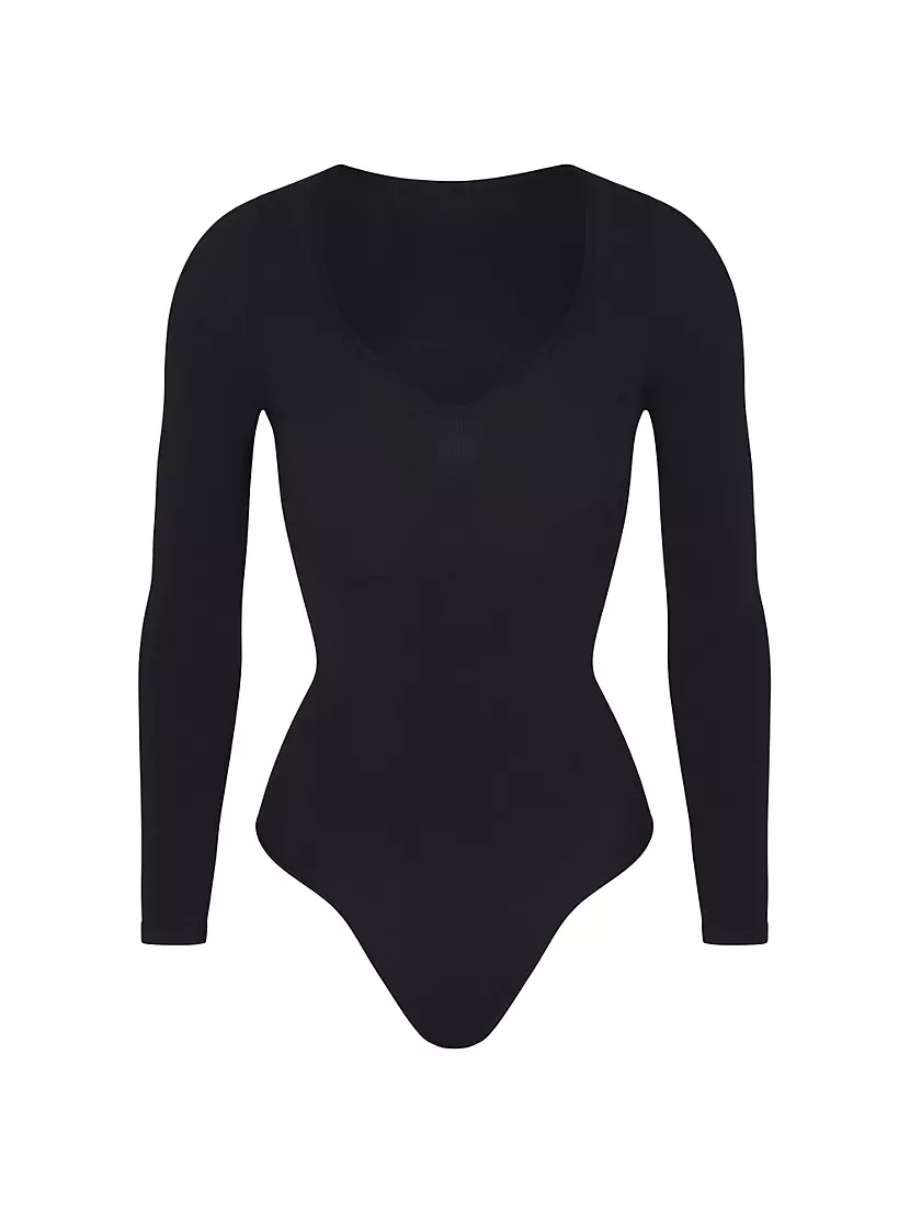 SKIMS - VIRAL SKIMS SEAMLESS SCULPT BLACK BODYSUIT SIZE 8 on Designer  Wardrobe
