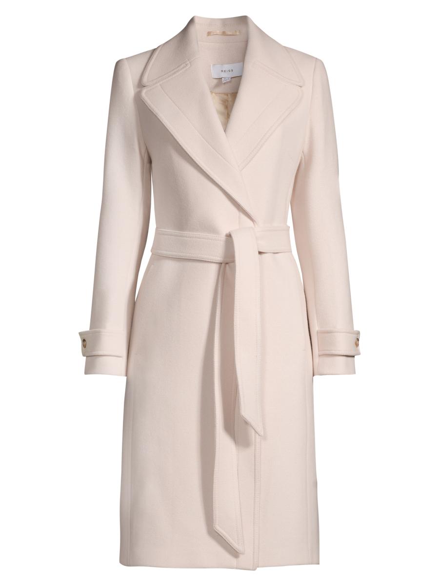 Reiss Tor Wool-Blend Belted Coat | Saks Fifth Avenue