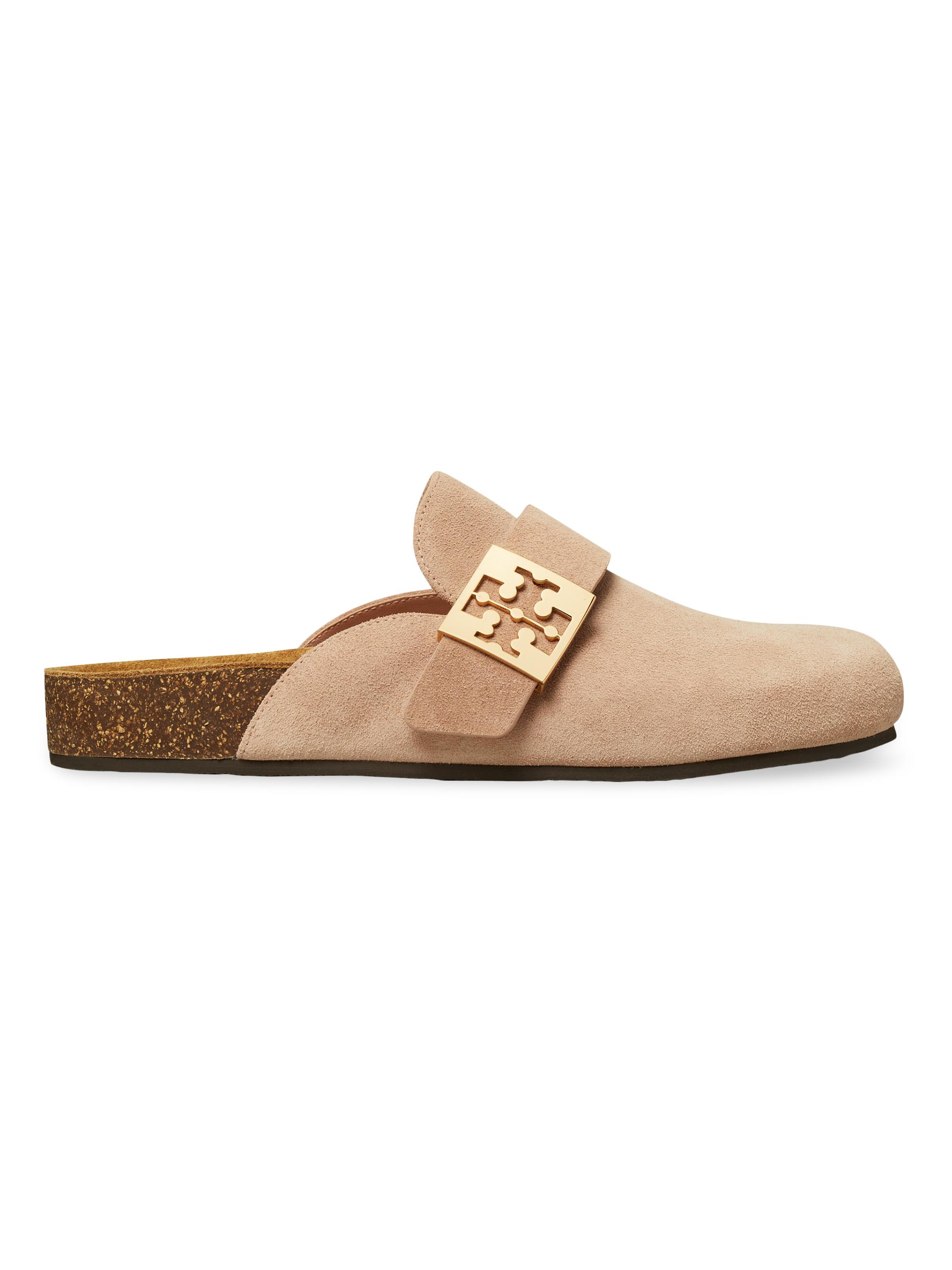 希少★Tory Burch 初期モデル レザー×スエード ベージュ 極美品 Tory Burch Mellow Suede Mules | Saks Fifth Avenue