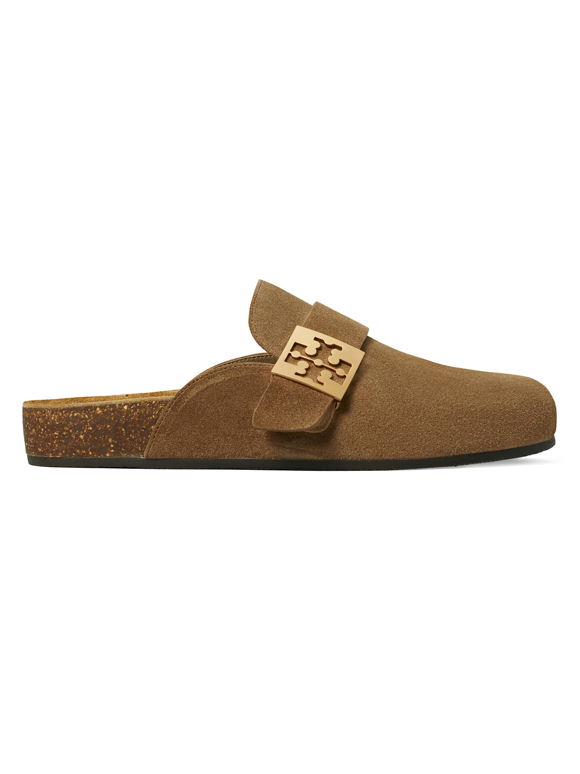 Tory Burch Mellow Suede Buckle Clogs | Saks Fifth Avenue