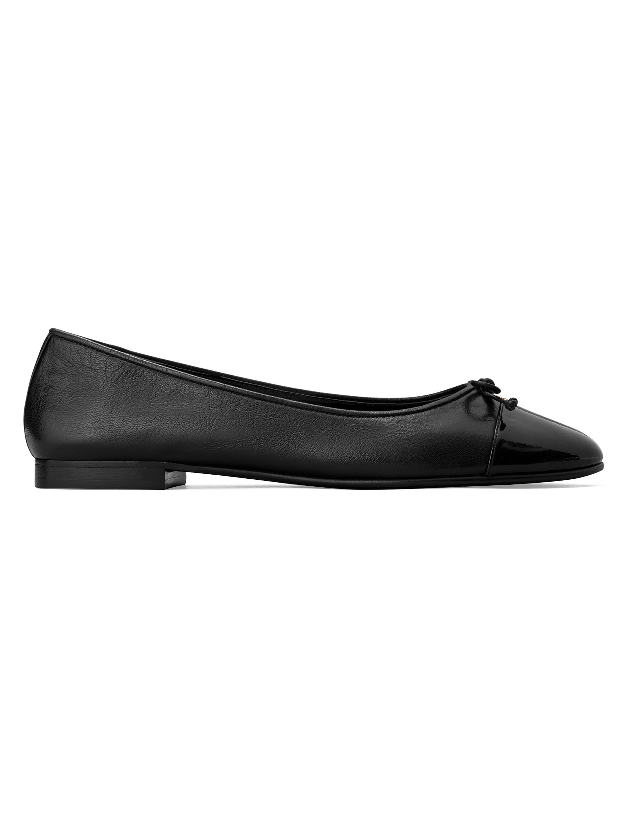 Tory Burch Women's Cap Toe Ballet Flats - Black