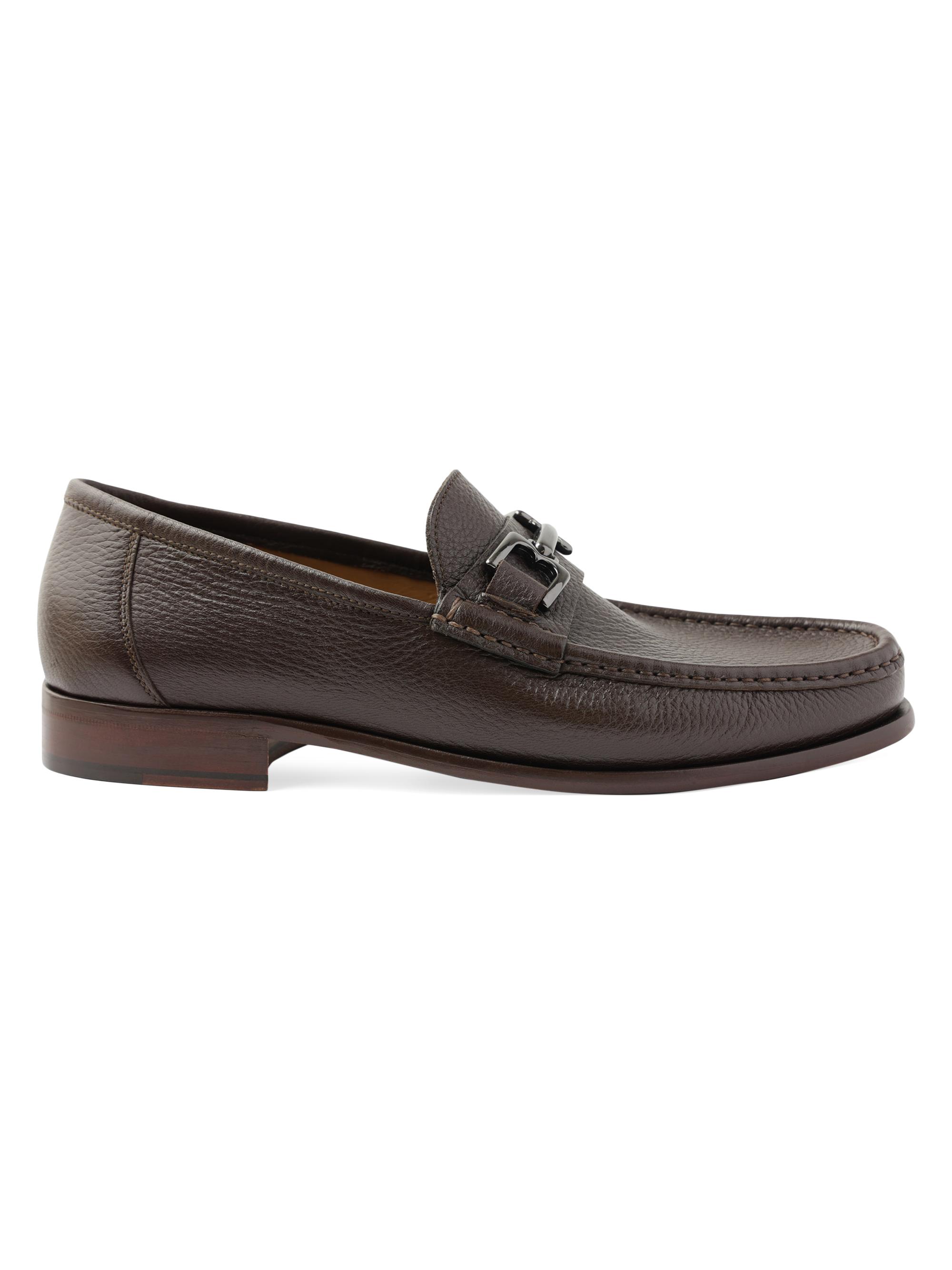 Bruno Magli Men's Trieste Leather Loafers - Dark Brown Cervo