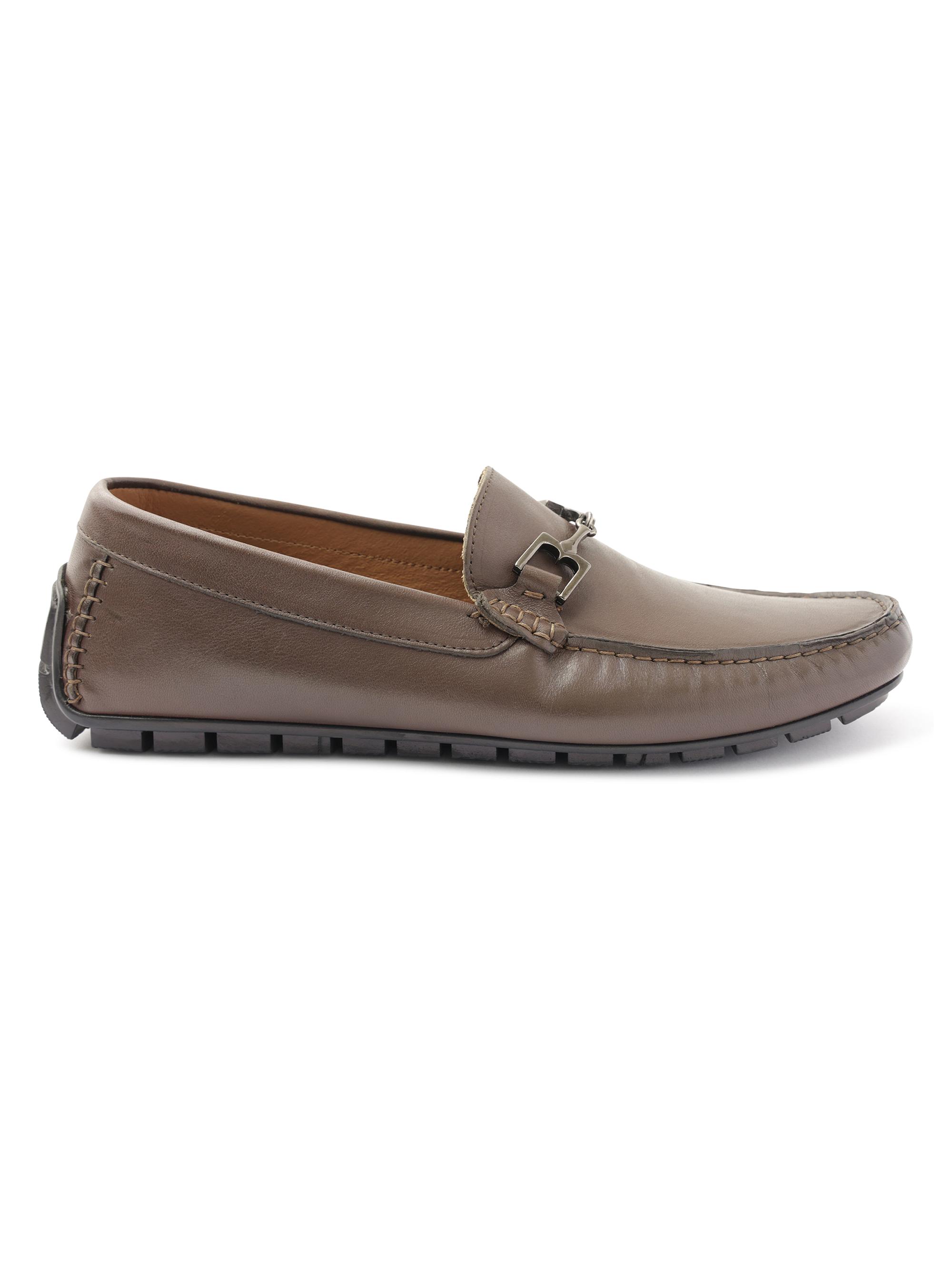 Bruno Magli Men's Xander Leather Driver Loafers - Brown