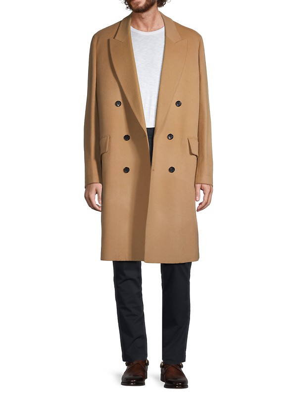 Shop Cardinal Of Canada Thomas Wool & Cashmere-Blend Double Shop Cardinal Of Canada Thomas Wool & Cashmere-Blend Double