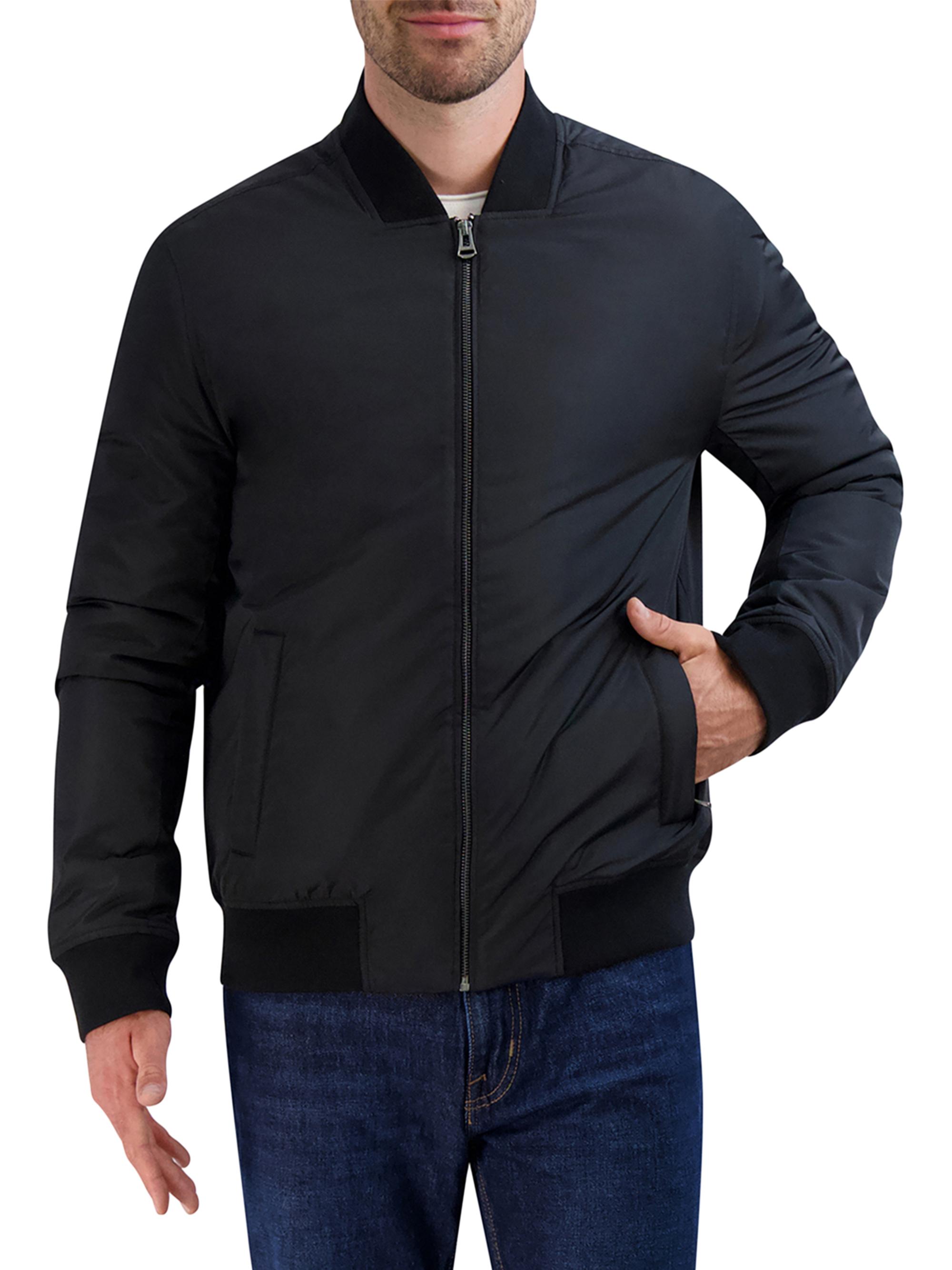 Cole Haan Men's Padded Bomber Jacket - Black