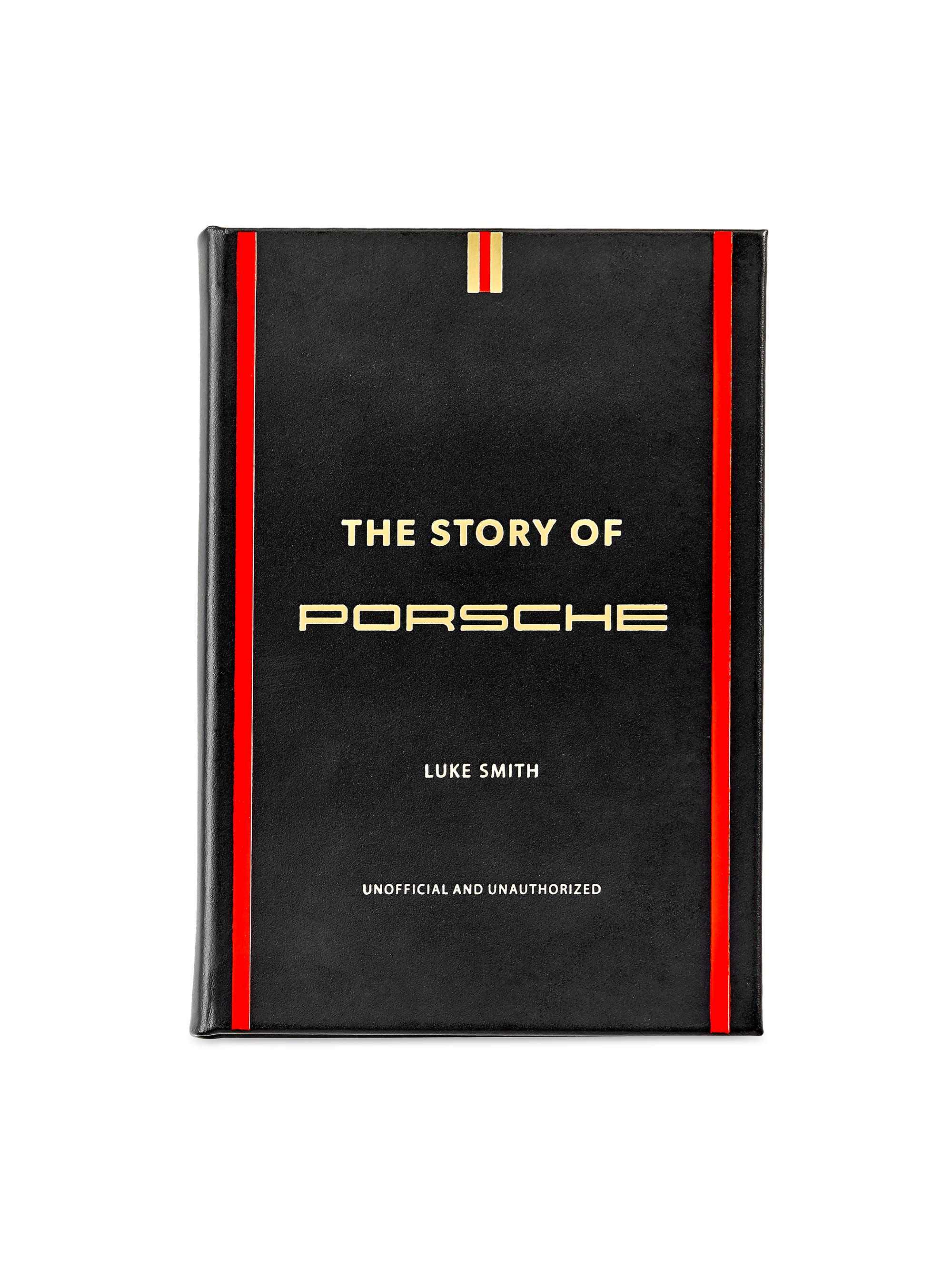 Graphic Image ''The Story Of Porsche''Leather-Bound Book - Black