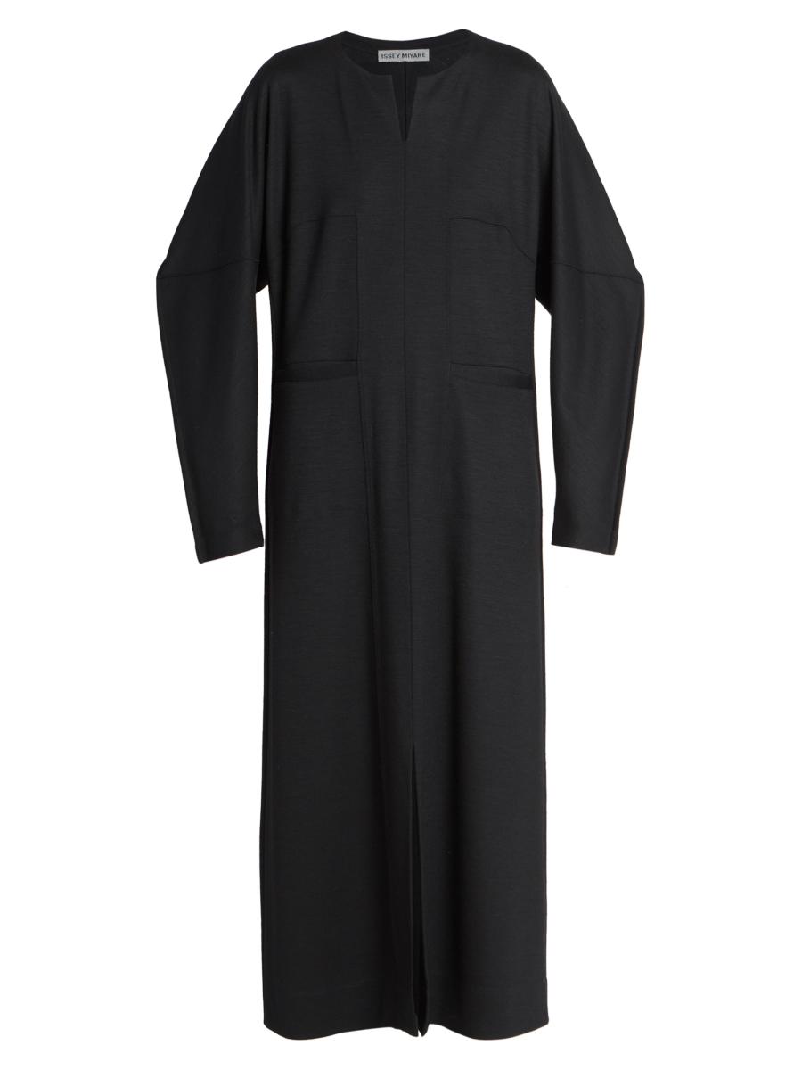 long black dress with diamonds Klaise celeb long-sleeve rhinestone gown  Global Chicc