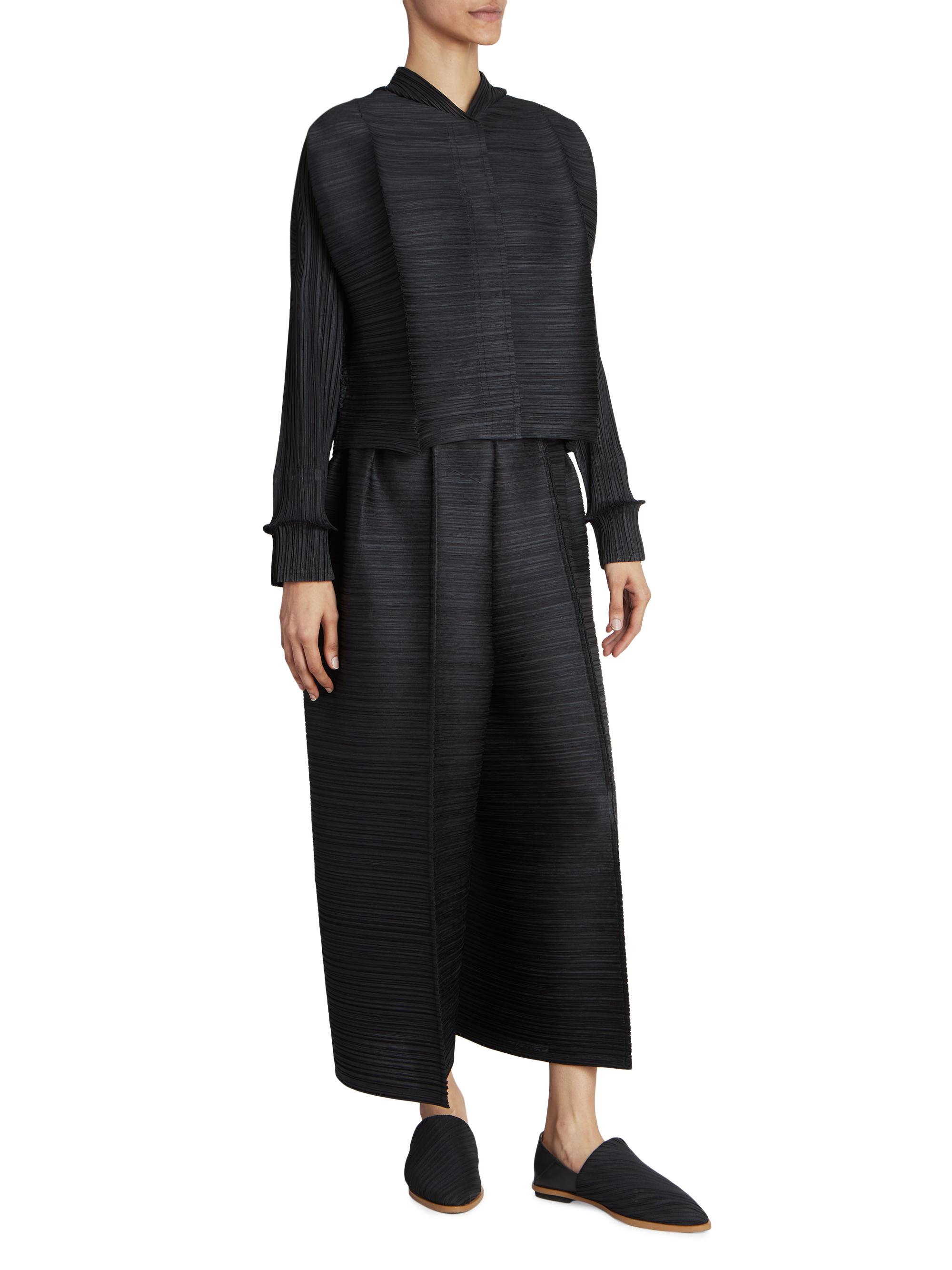Pleats Please Issey Miyake Bounce Button-Front Jacket | Saks