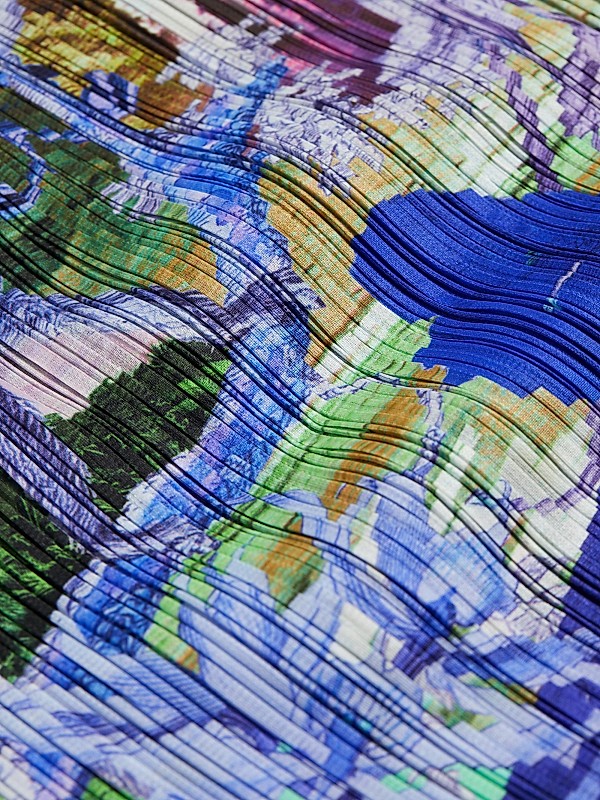 Shop Pleats Please Issey Miyake Aurora Jungle Print Dress Shop Pleats Please Issey Miyake Aurora Jungle Print Dress