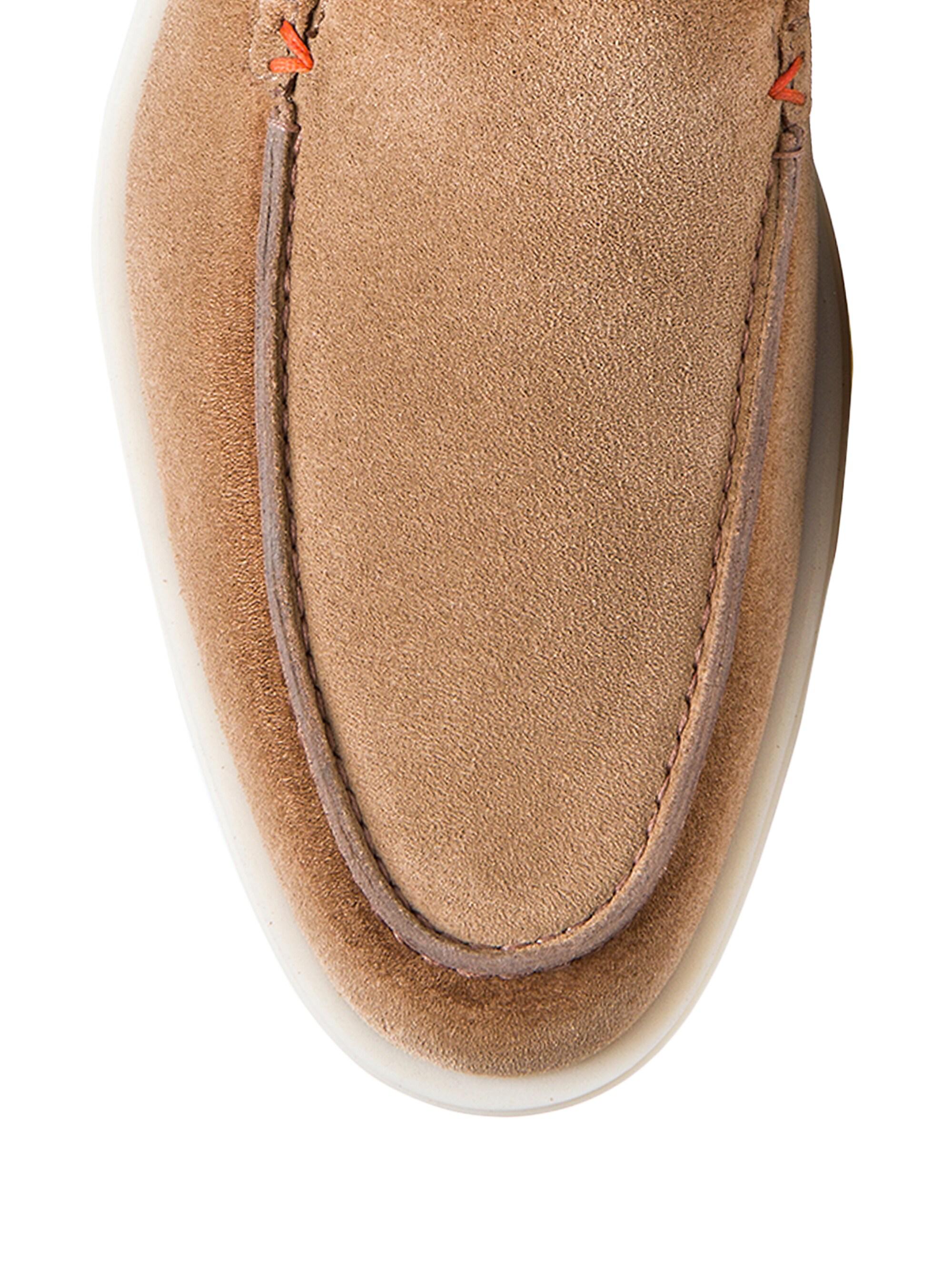 Santoni Slip-On Suede Loafers | Saks Fifth Avenue