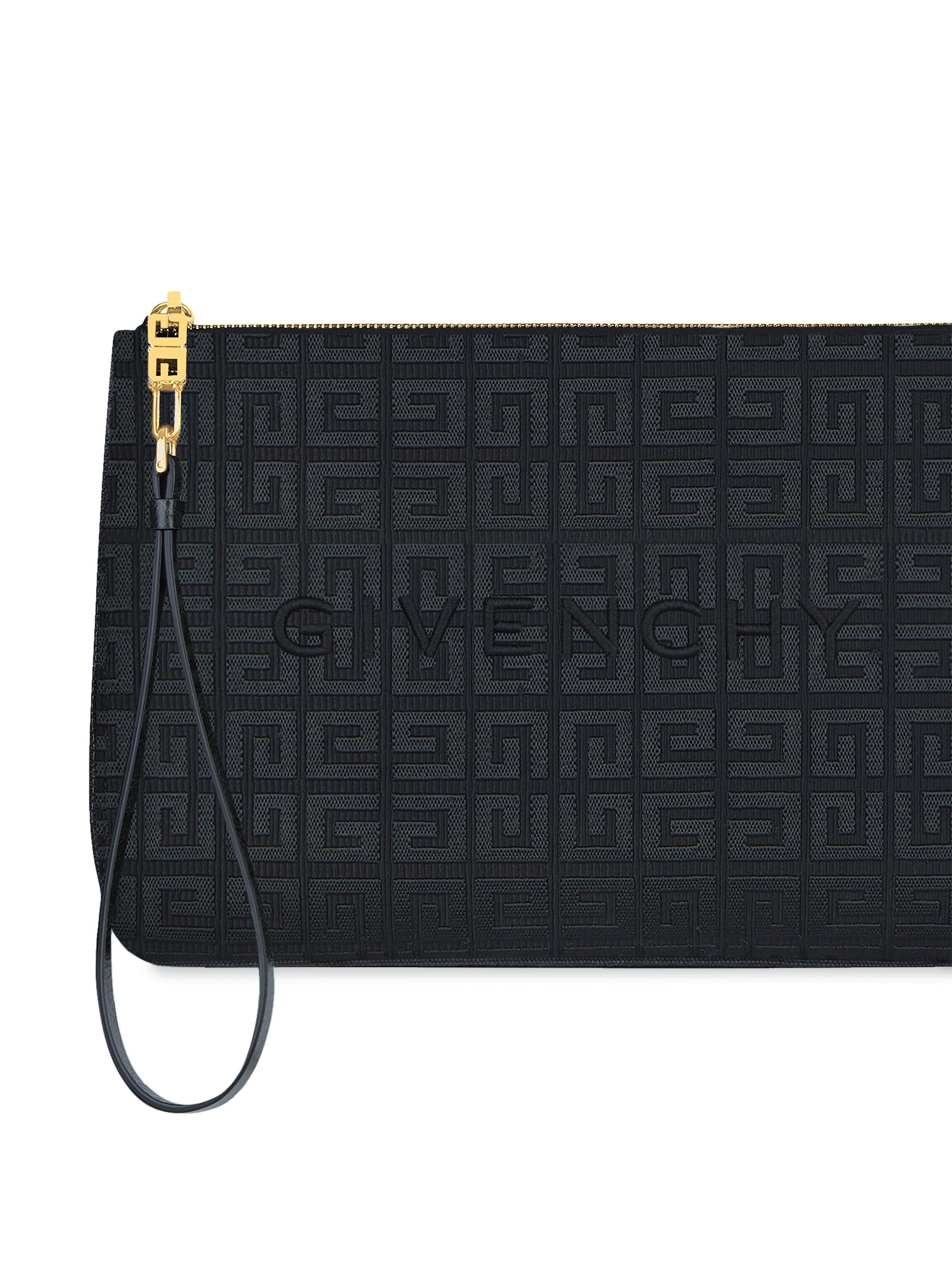 Givenchy Travel Pouch In 4G Embroidery | Saks Fifth Avenue
