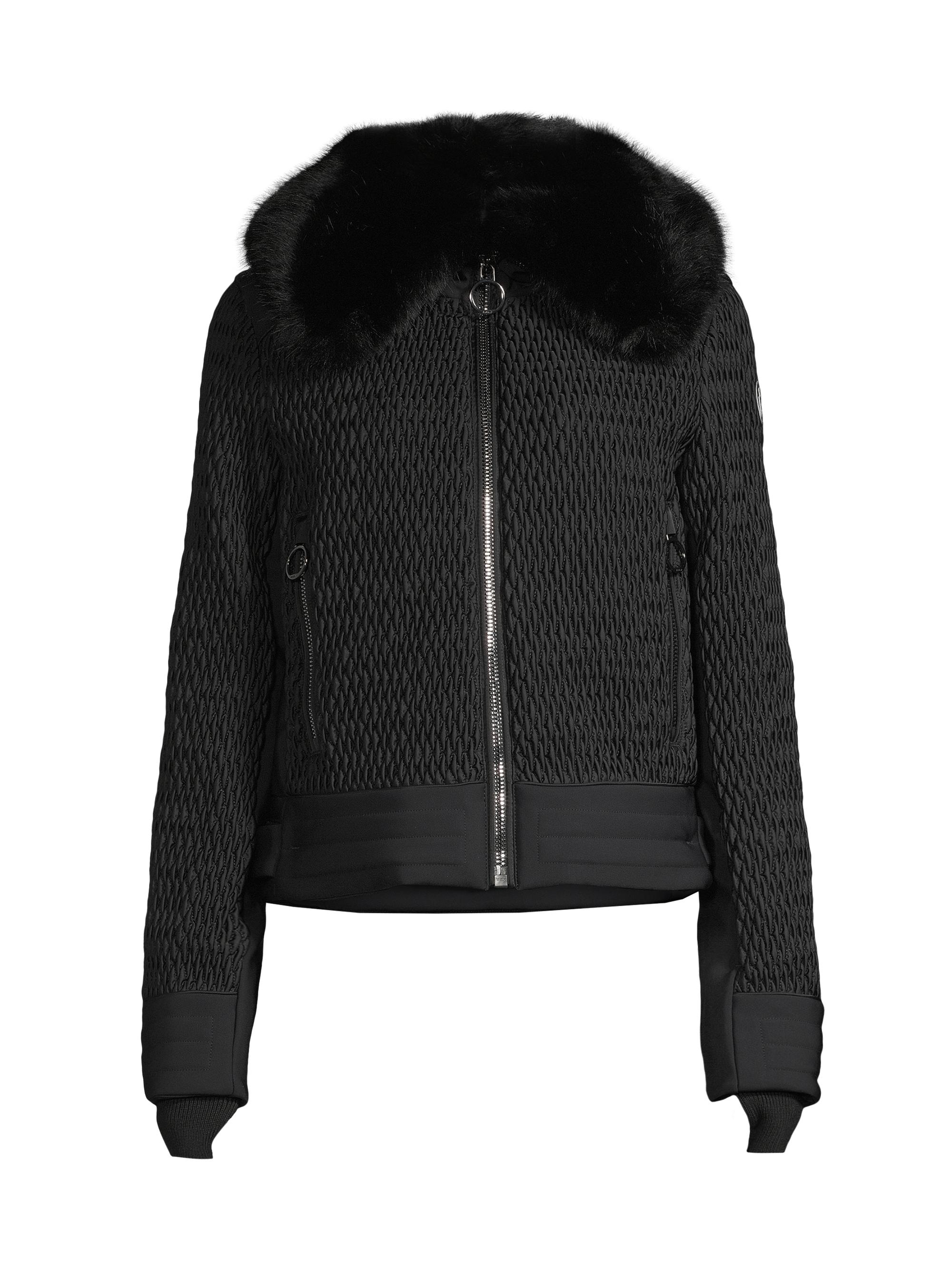 Fusalp Women's Aida Faux Fur-Trimmed Jacket - Noir