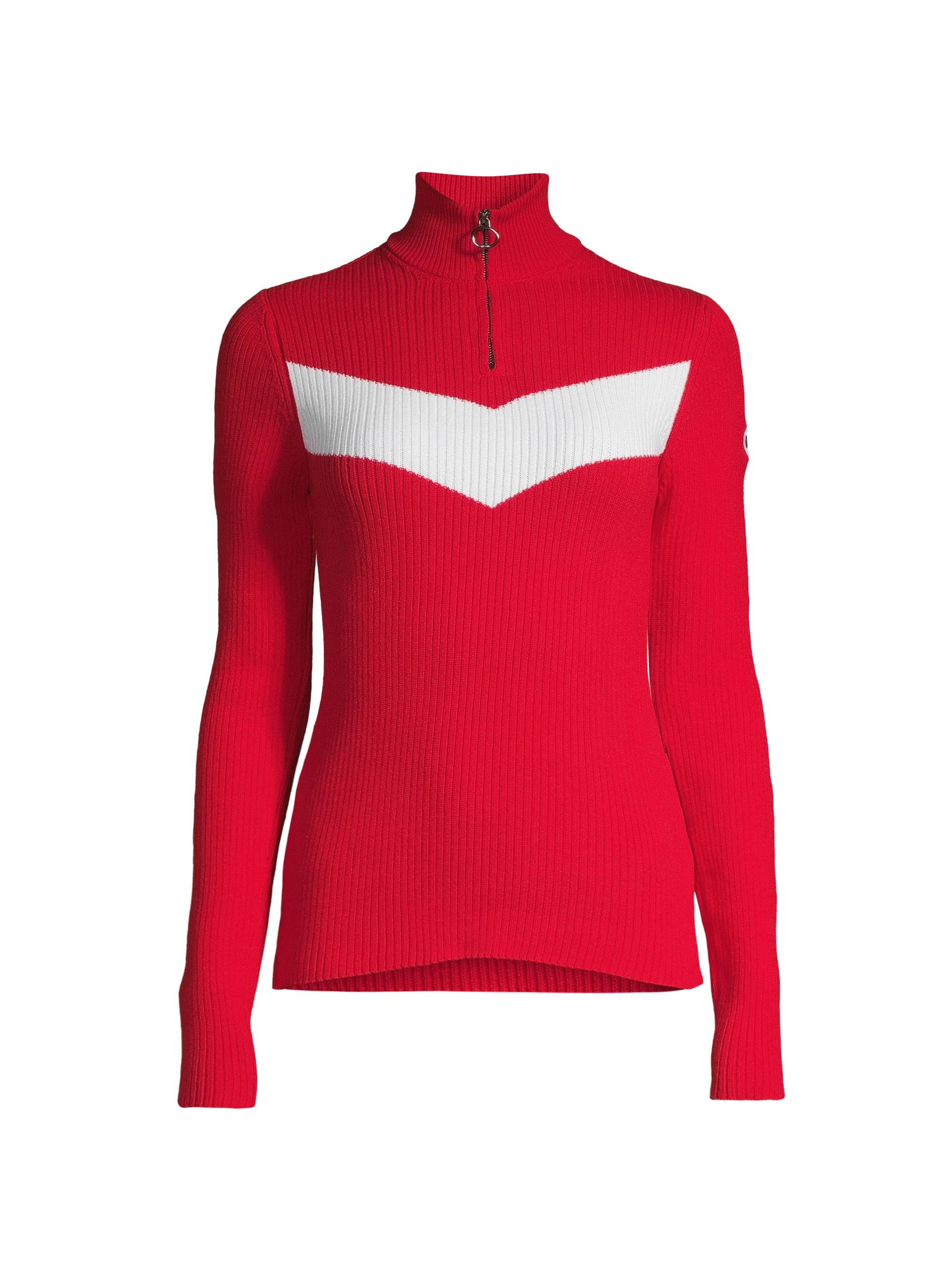 Fusalp Women's Andromeda Rib-Knit Sweater - Racing Neige