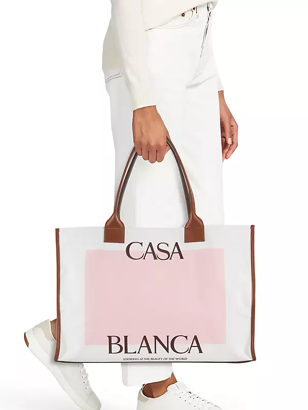 Large Casa Leather Tote Bag