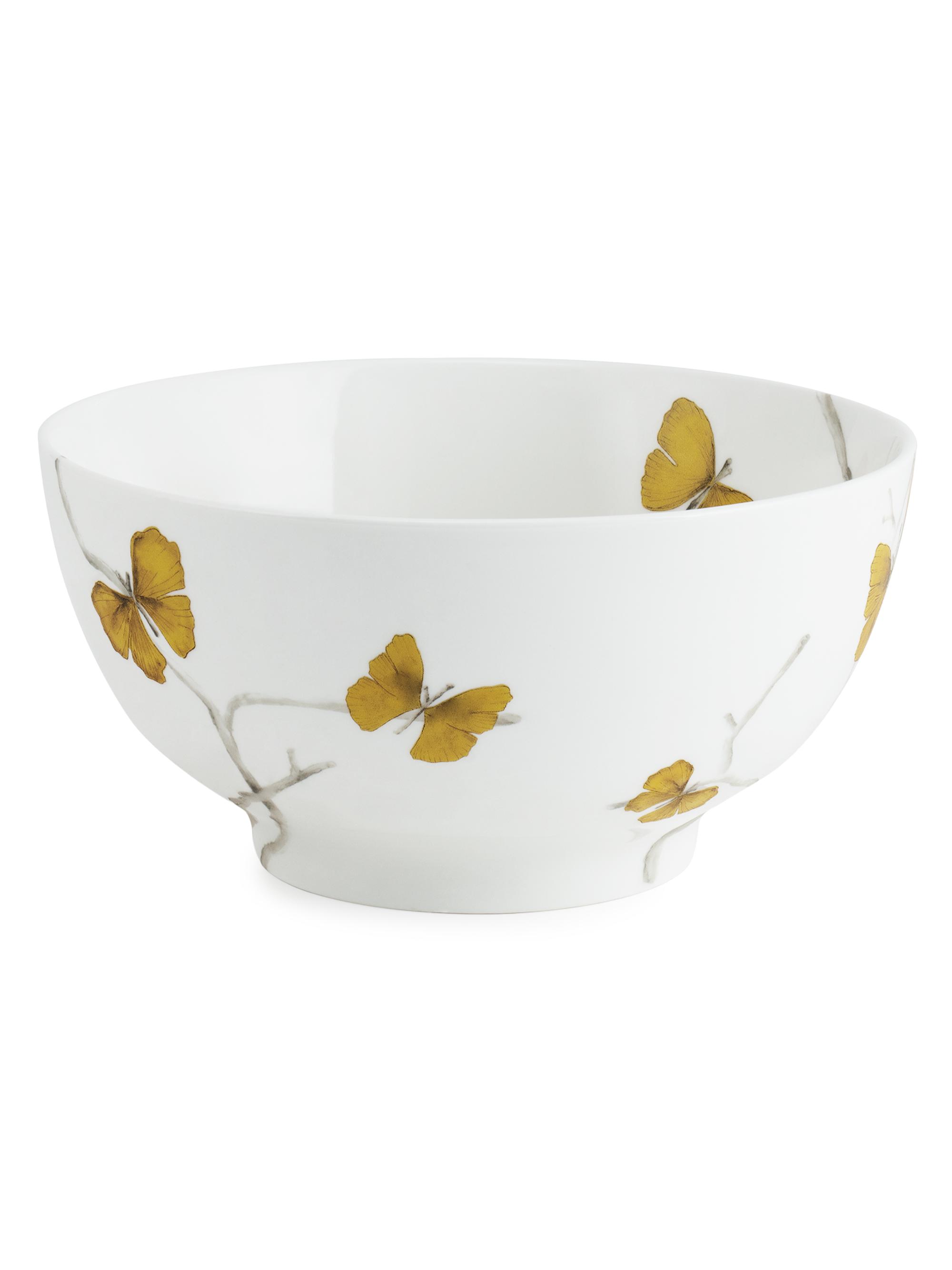 Michael Aram Butterfly Ginkgo Porcelain Serving Bowl