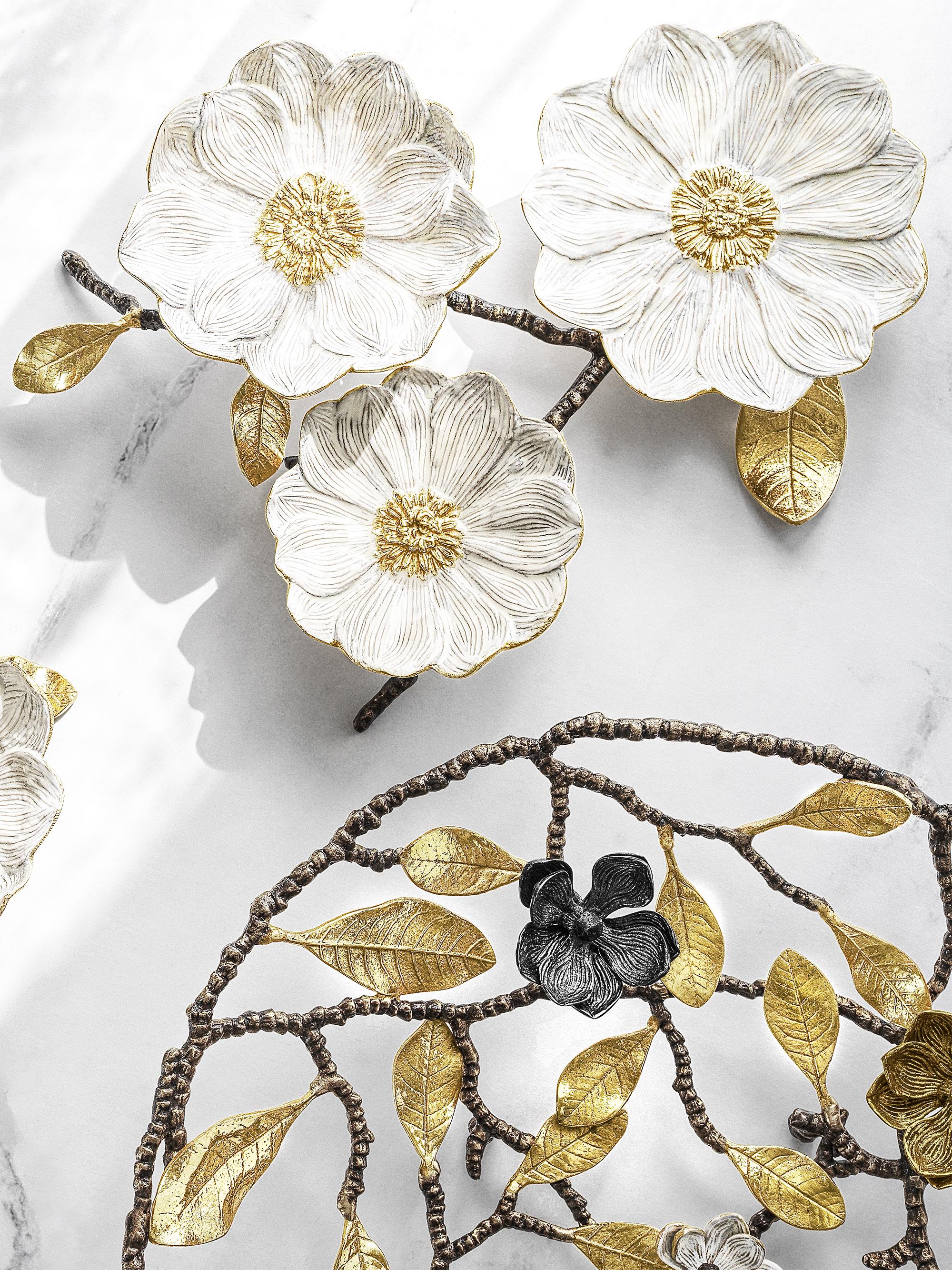 Michael Aram Vintage Bloom Triple Dish | Saks Fifth Avenue