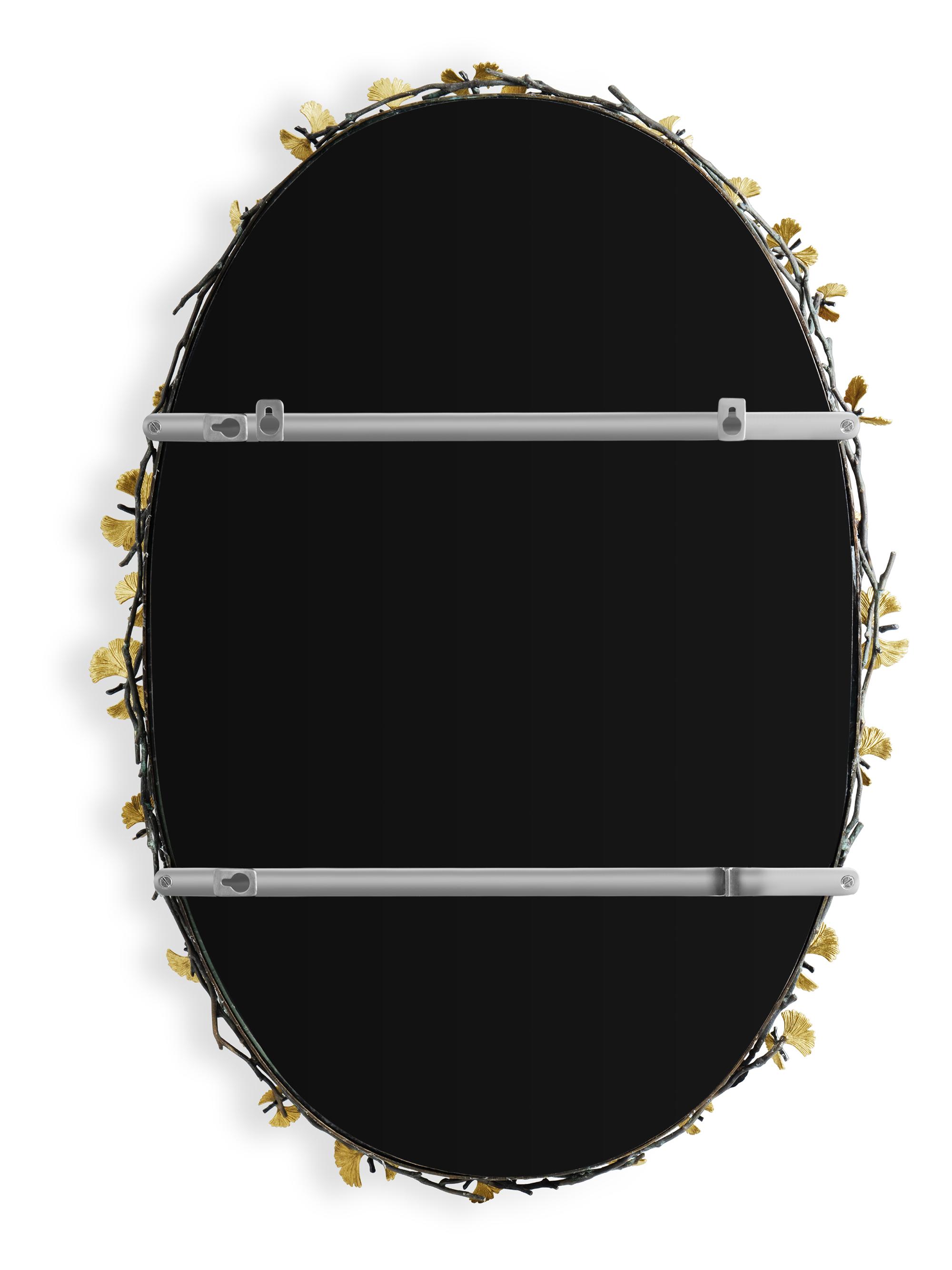Michael Aram Butterfly Ginkgo Oval Mirror | Saks Fifth Avenue