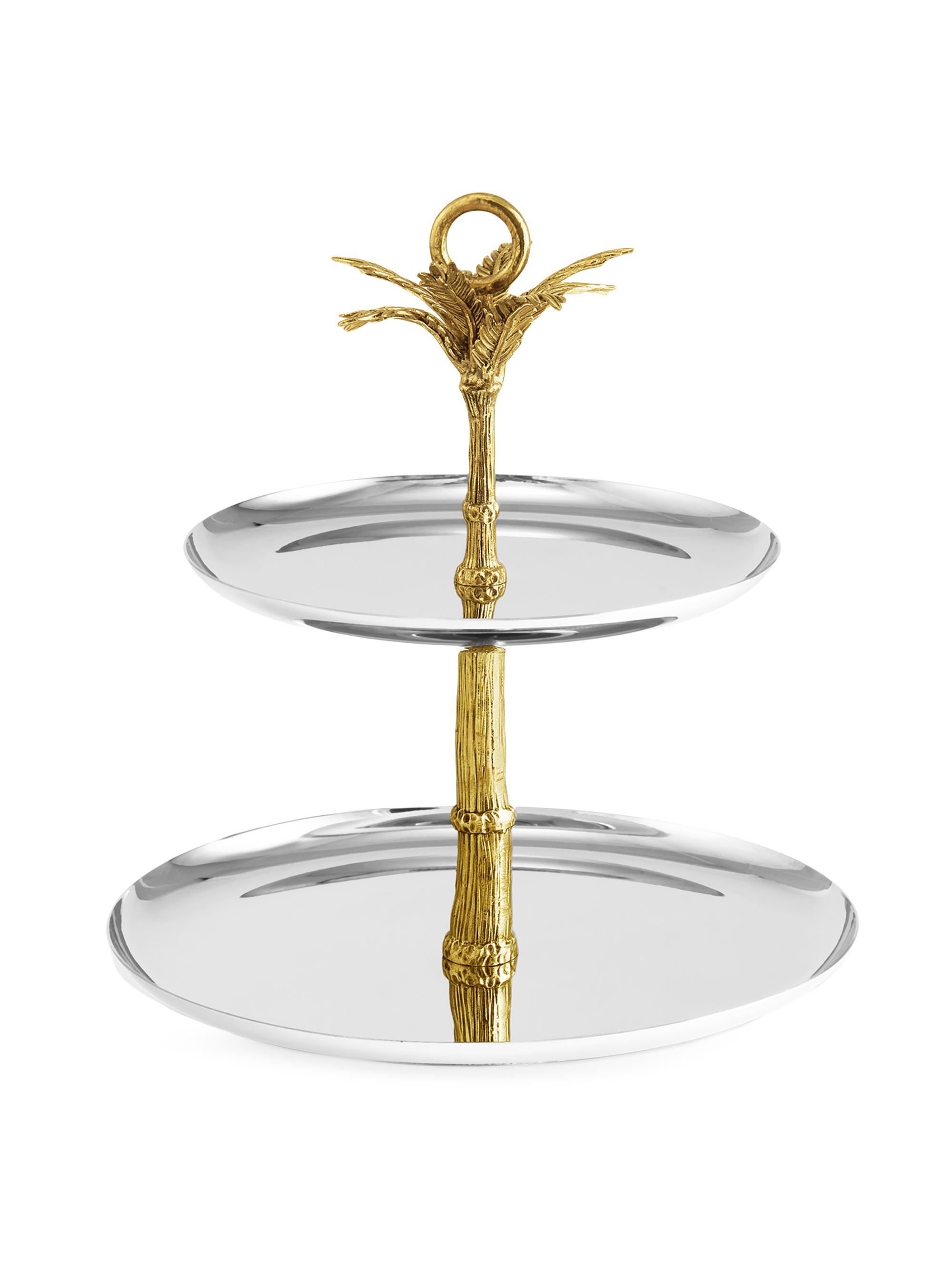 Michael Aram Palm 2-Tier Etagere