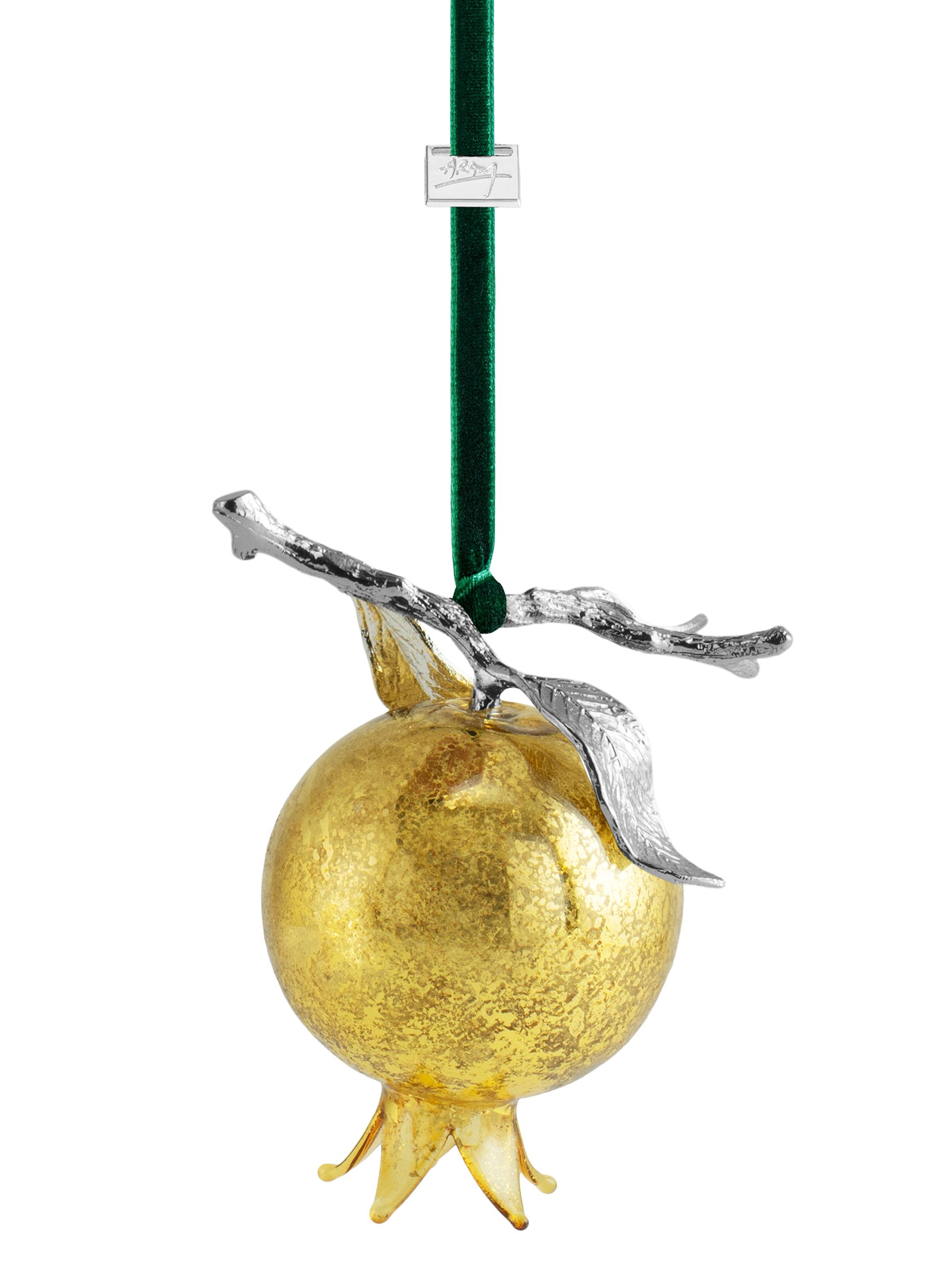 Michael Aram Pomegranate Golden Glass Ornament - Golden