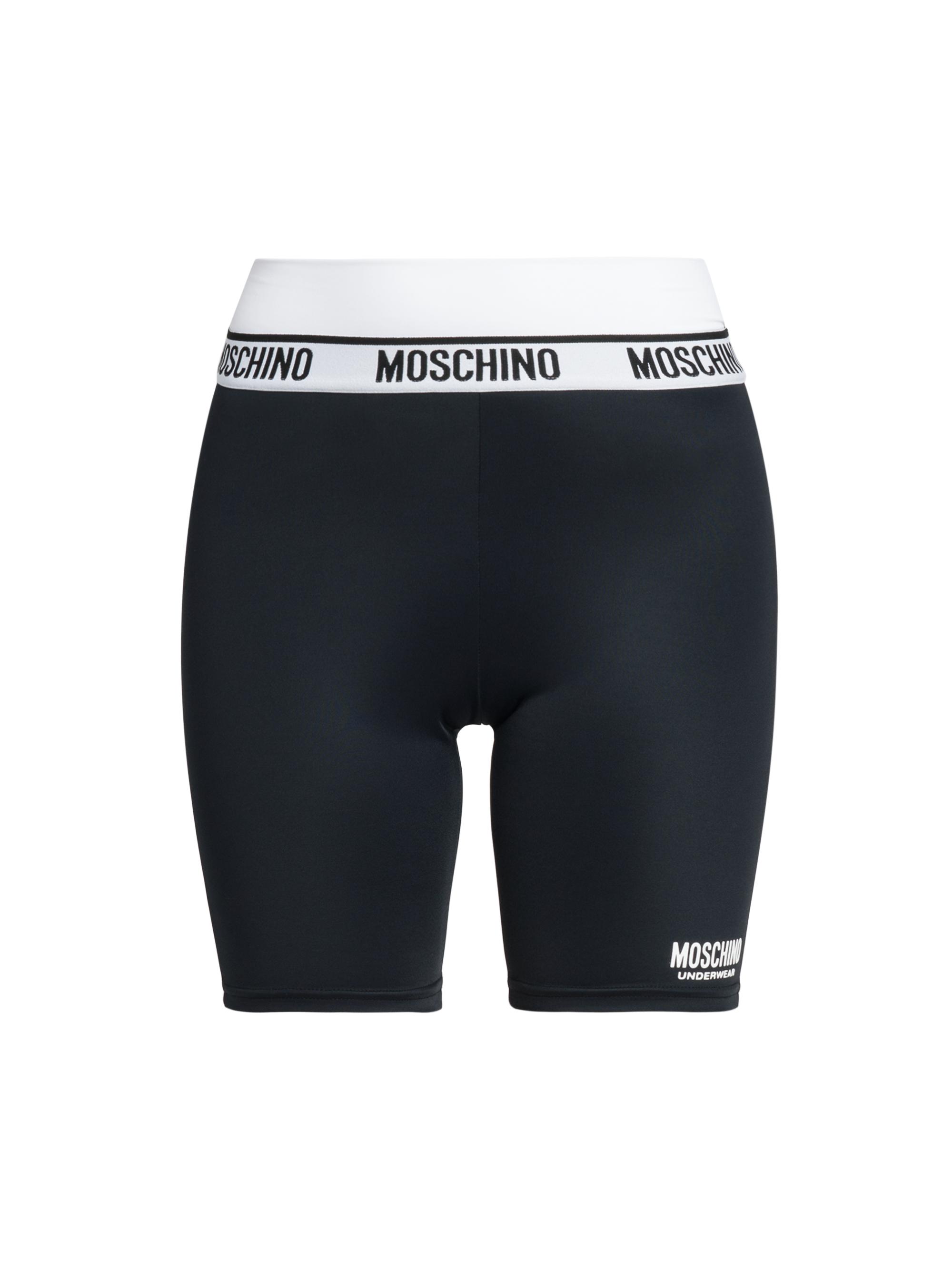 Shop Moschino Fantasy Logo Biker Shorts | Saks Fifth Avenue 