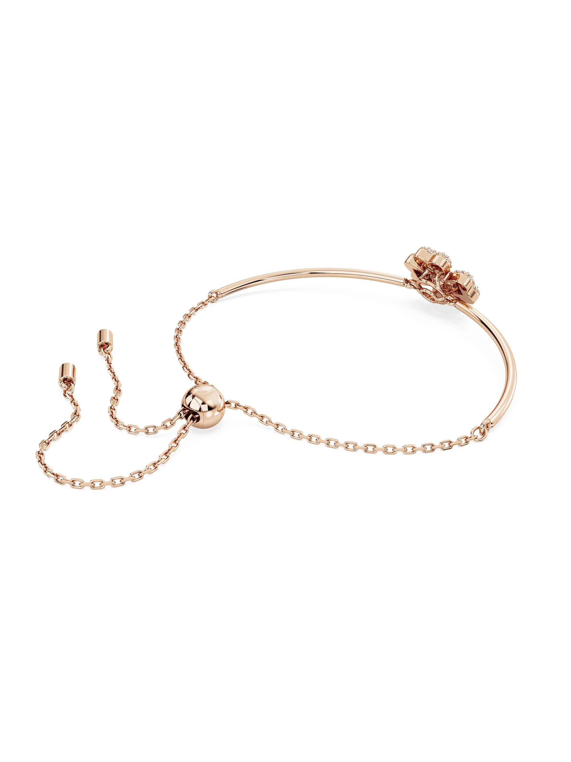 Swarovski Idyllia Rose-Goldtone & Swarovski Crystal Four-Leaf