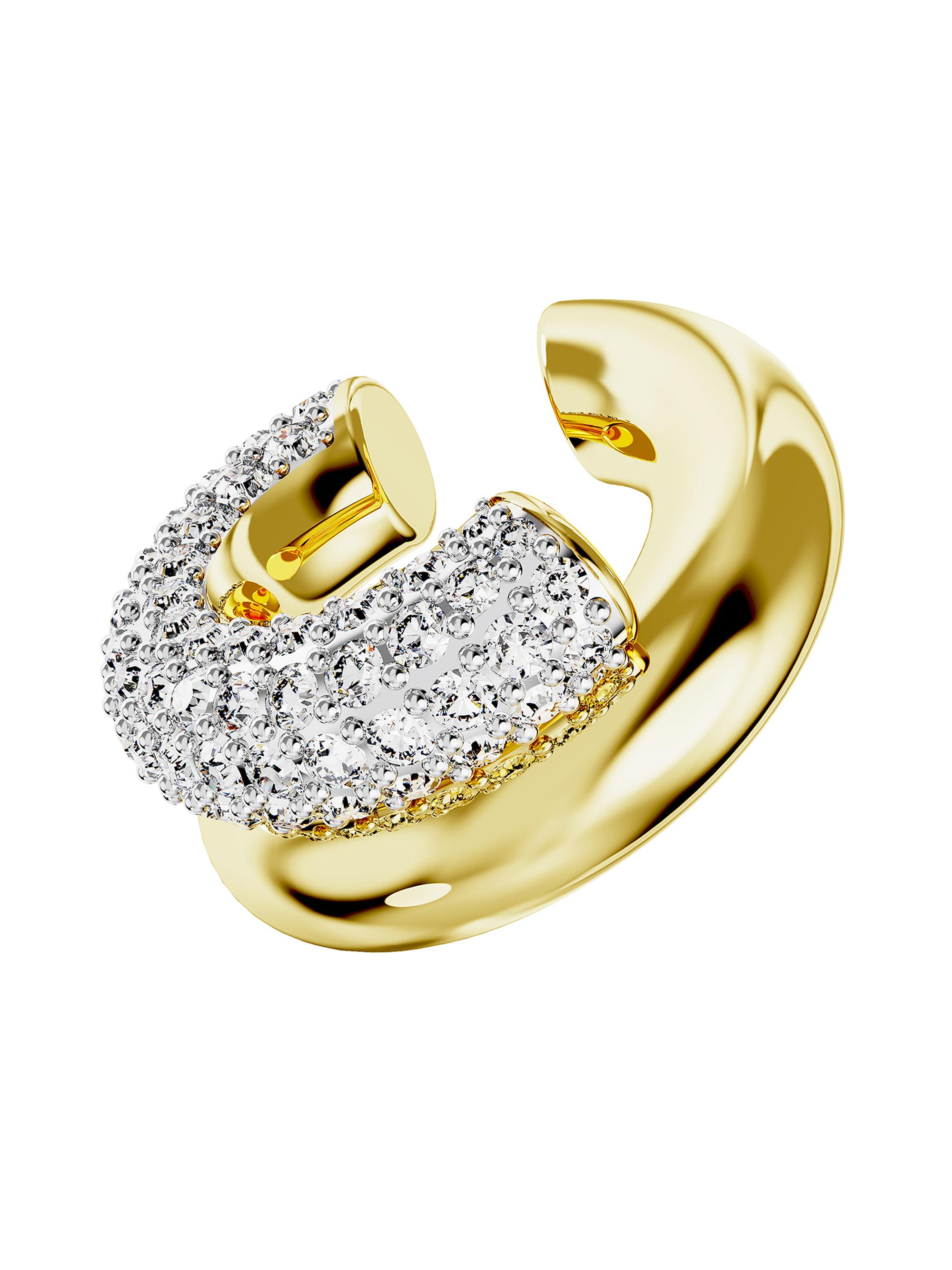 アクセサリー EDDERA Gold Key Hole Cuff Safety Chain Cuff - Gold – EDDIE BORGO