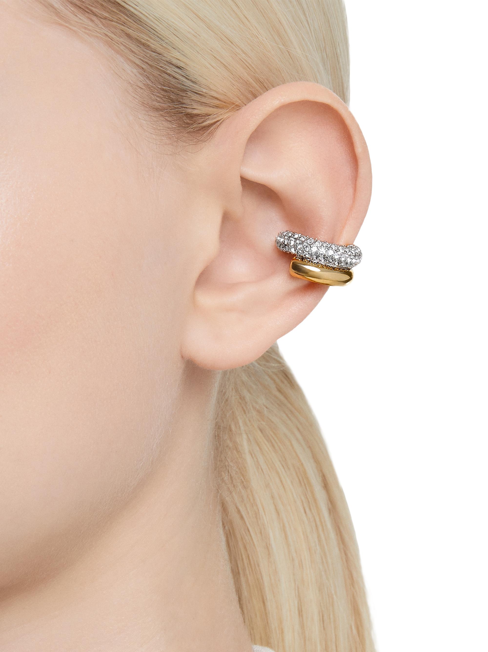 Dextera イヤーカフ セット　アシメントリー　SWAROVSKI Swarovski Dextera Two-Tone & Swarovski Crystal Ear Cuff | Saks