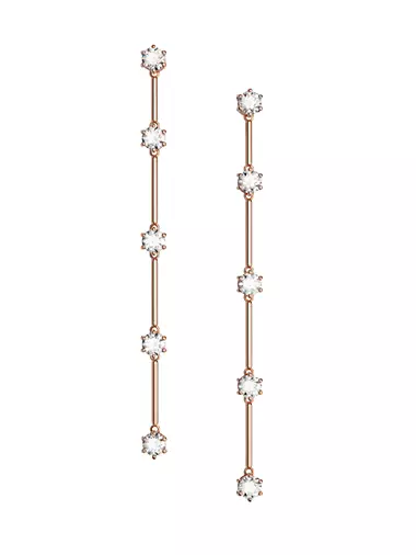 Dentelle de Monogram rose gold earrings, Louis Vuitton