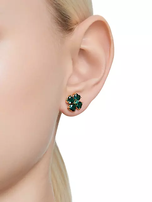 Swarovski Idyllia Clover Stud Earrings - Farfetch