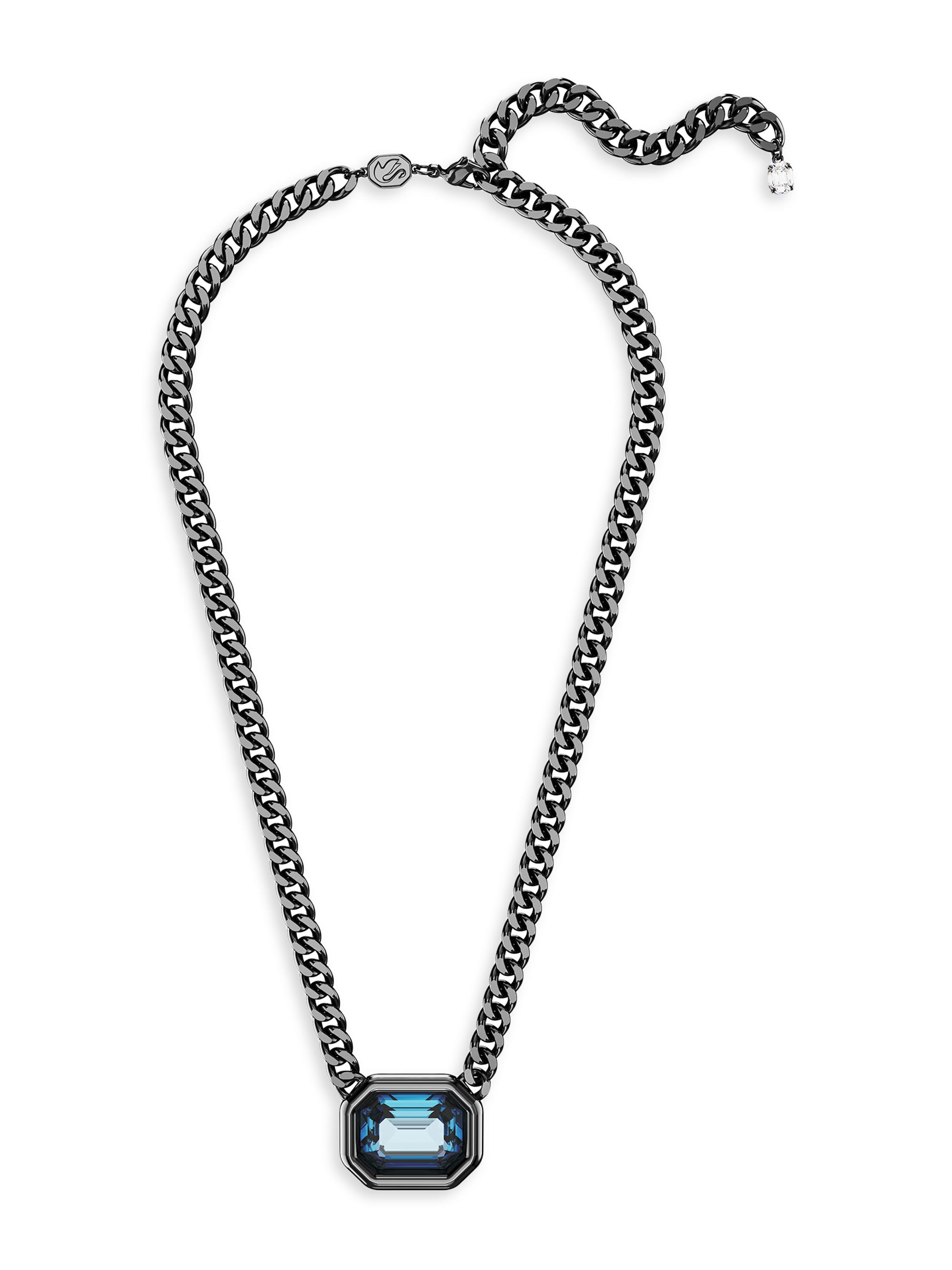 Swarovski Millenia Ruthenium-Plated & Crystal Octagon Chain