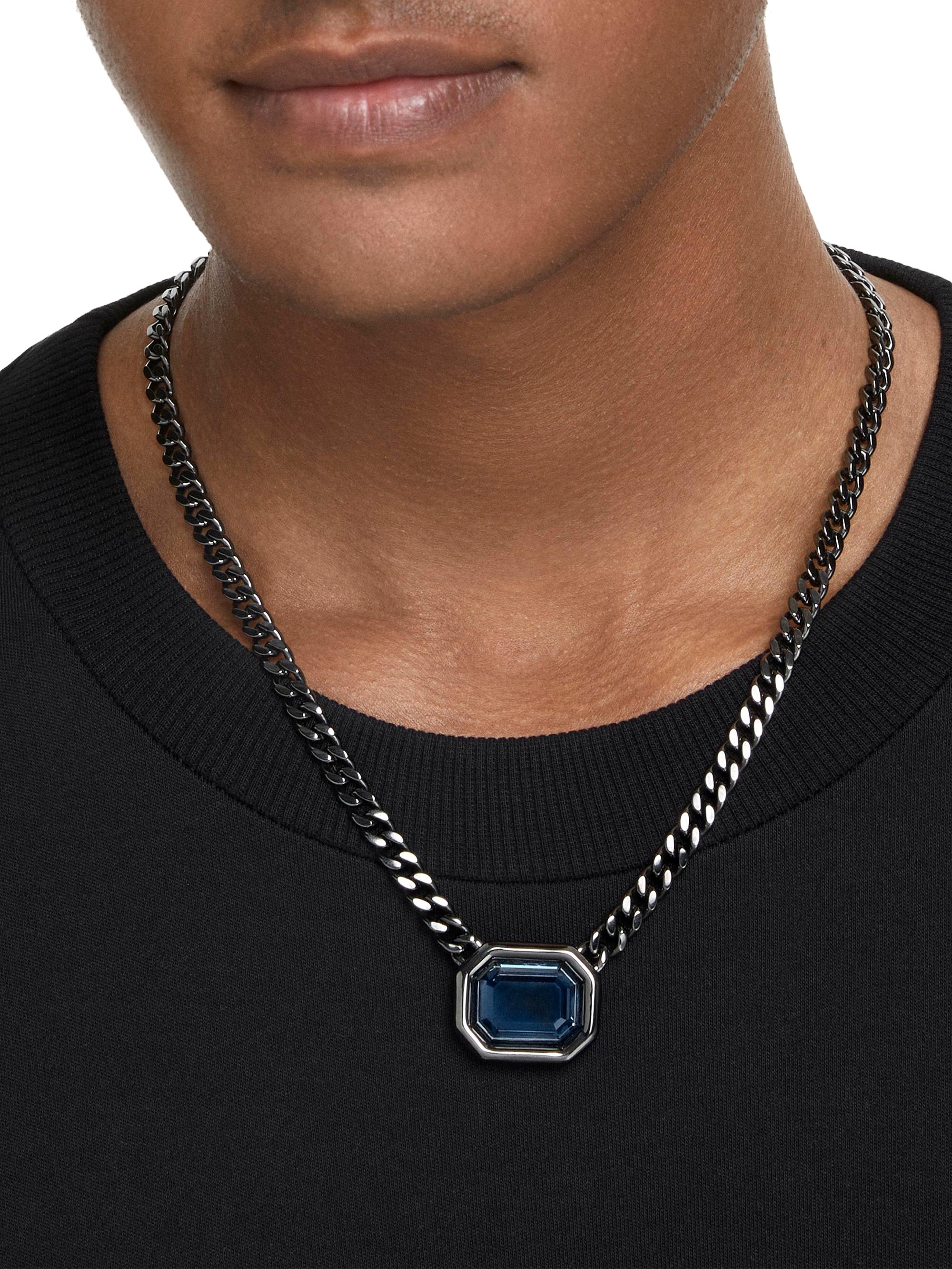Swarovski Millenia Ruthenium-Plated & Crystal Octagon Chain