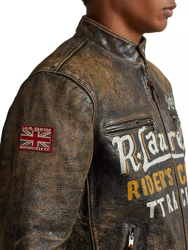 Off-White - patch-detail Bomber Jacket - Men - Leather/Cotton/Polyamide/Polyester/Viscose/Virgin Wool - 50 - Black