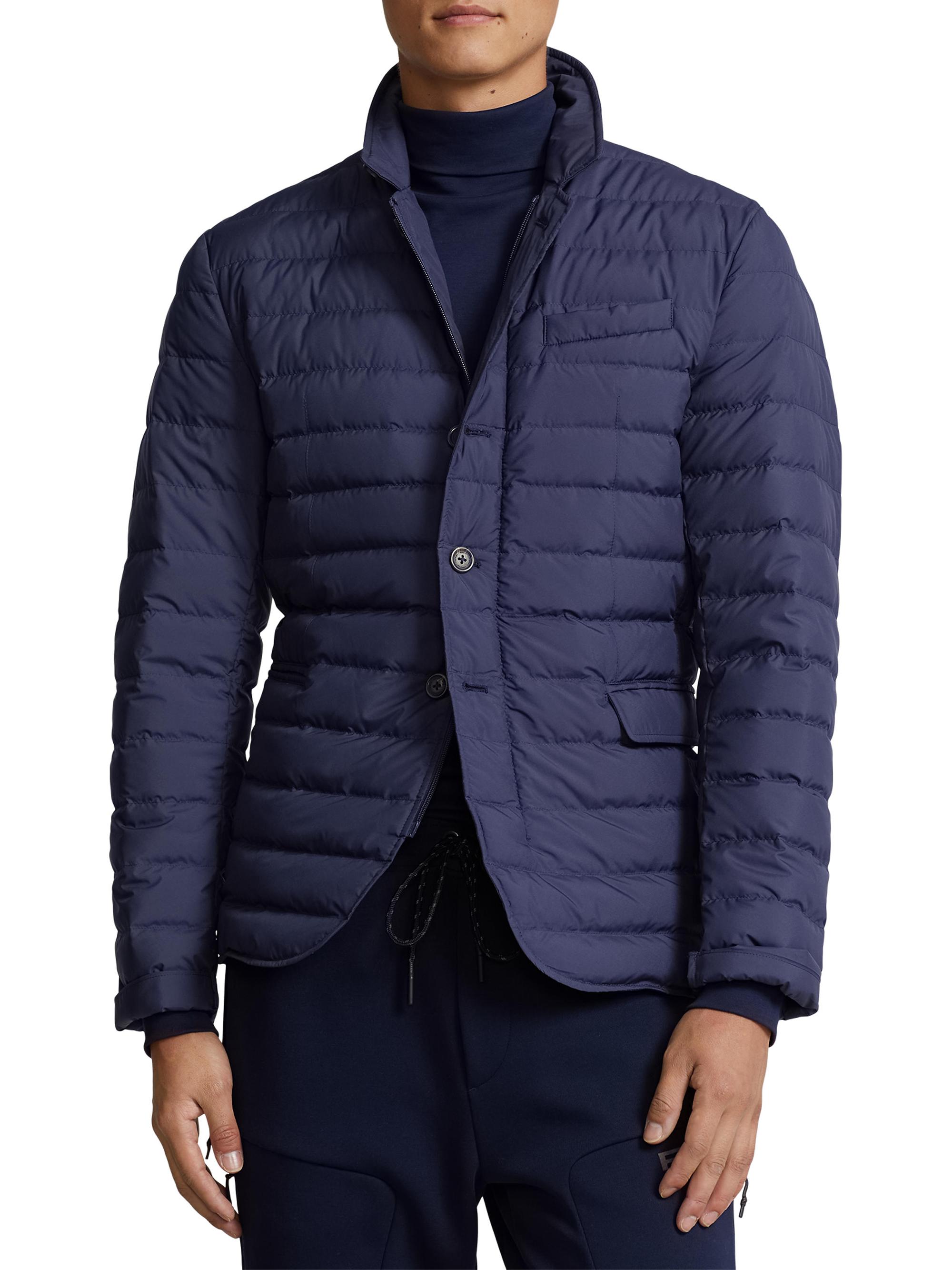 RLX Ralph Lauren Water-Repellent Crepe Down Jacket | Saks Fifth Avenue