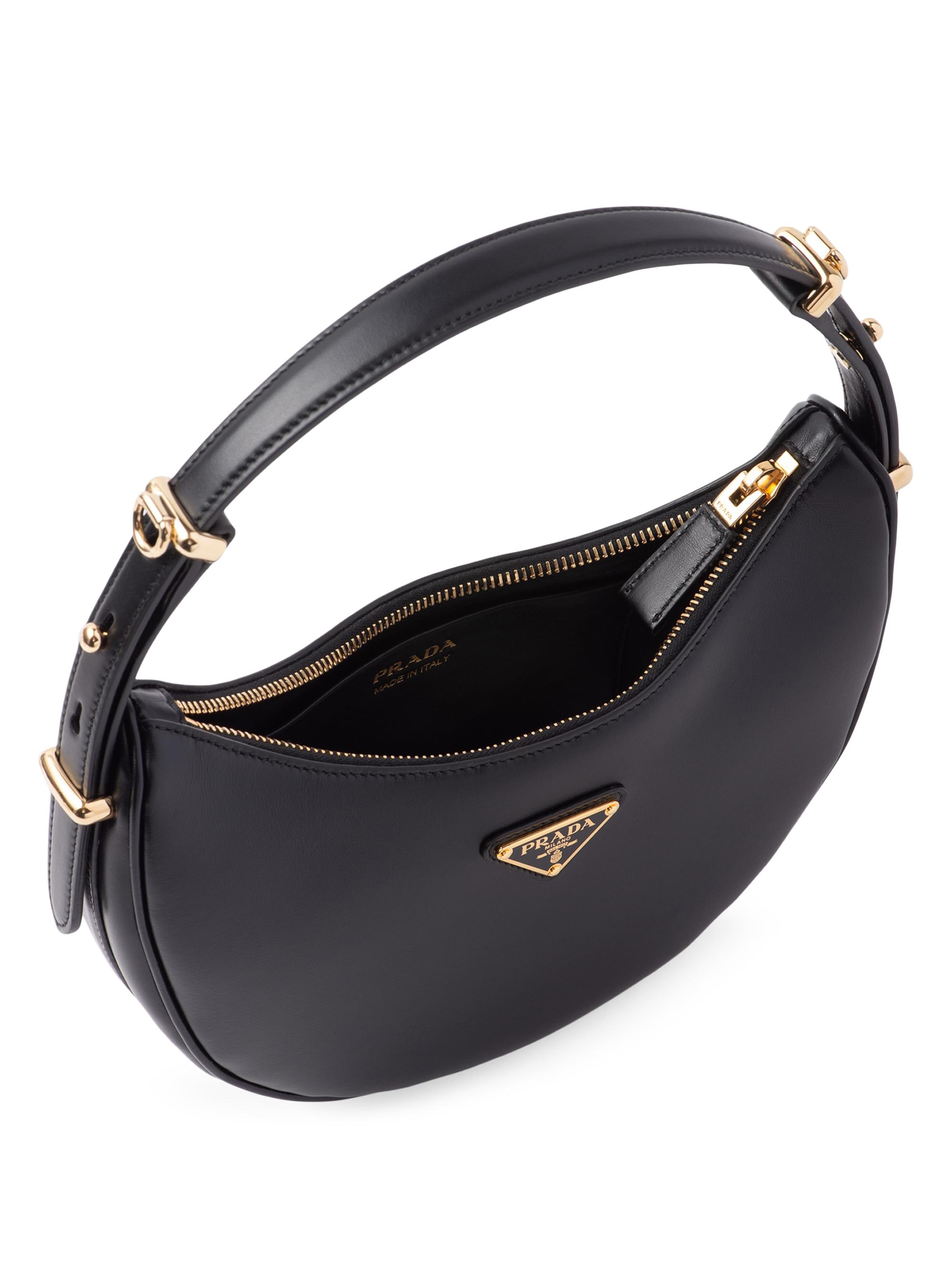 Prada Arqué Small Leather Shoulder Bag | Saks Fifth Avenue