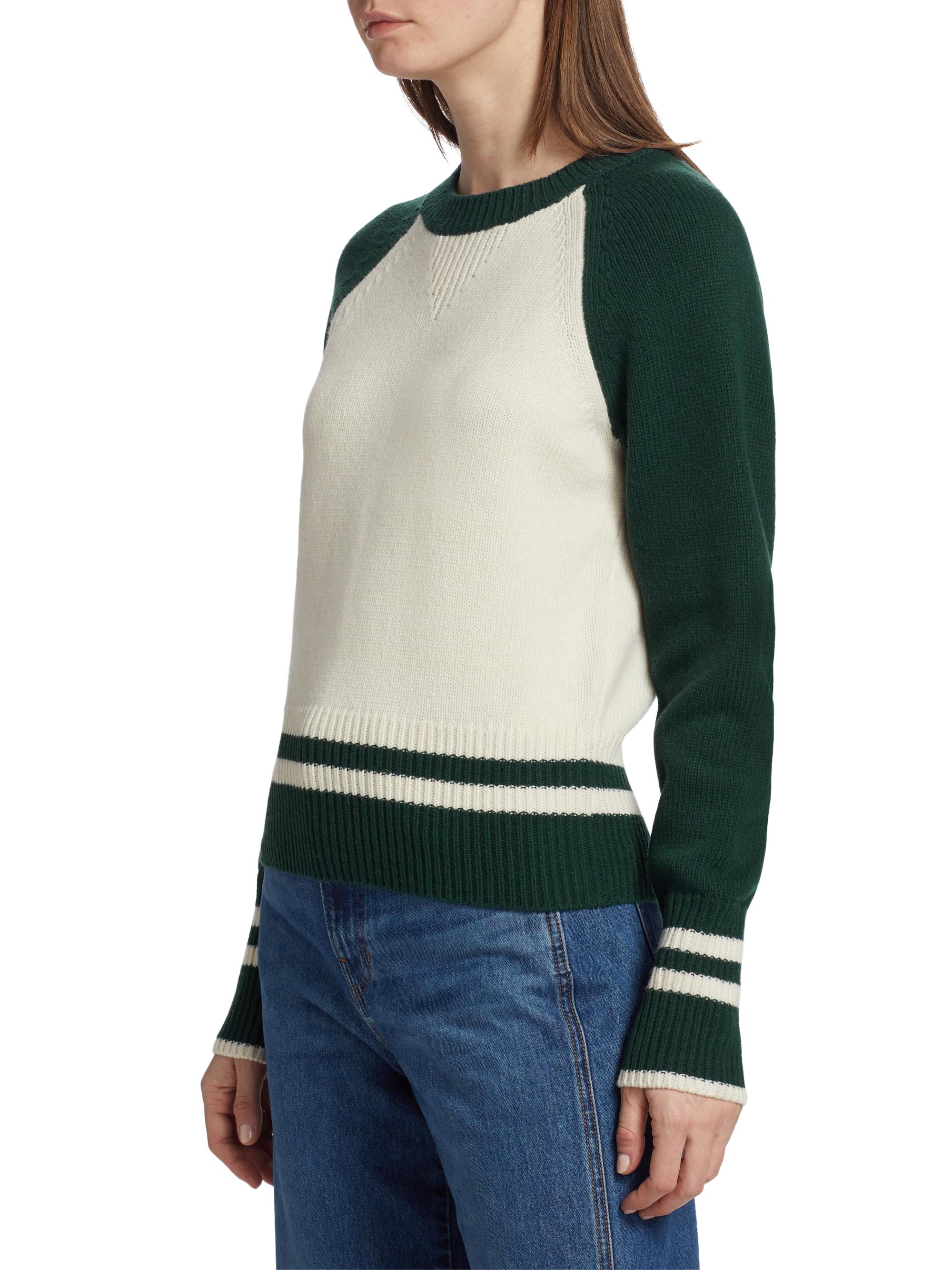 Shop Veronica Beard Ralie Bicolor Sweater Saks Fifth Avenue