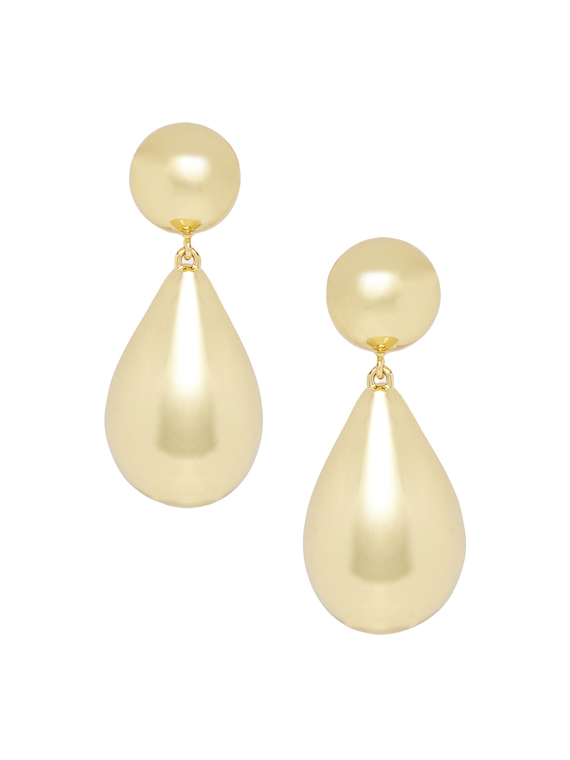 Lele Sadoughi Women's  Goldtone Dome Teardrop Earrings - Gold