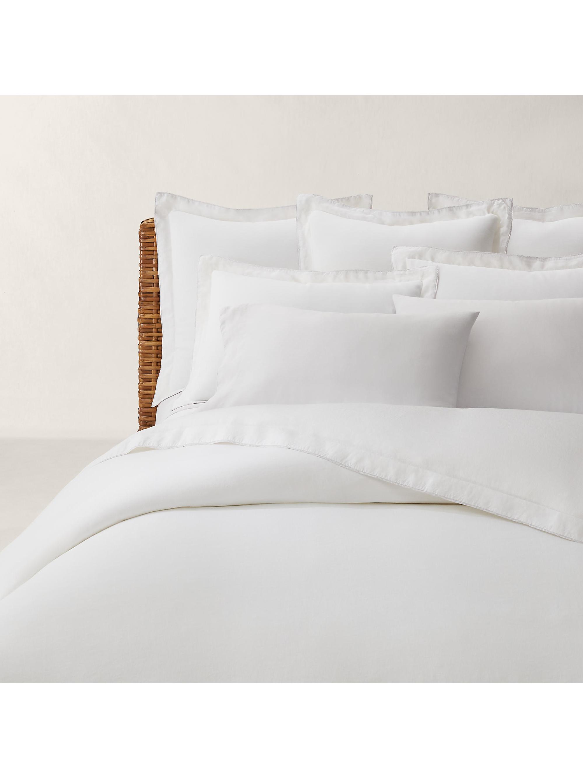 Ralph Lauren Conor Bed Blanket - Studio White Queen